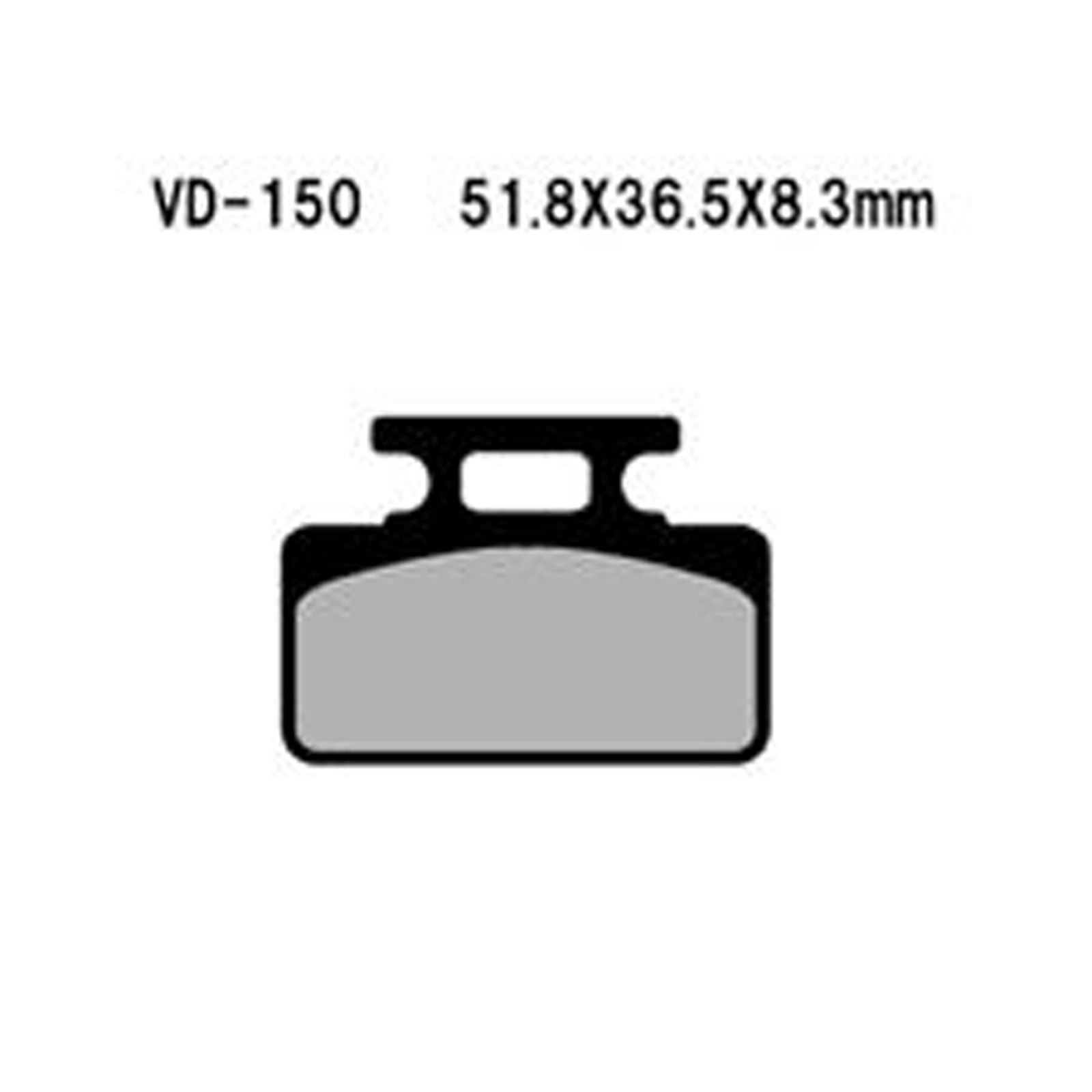 Vesrah Semi-Metallic Brake Pads - VD-150