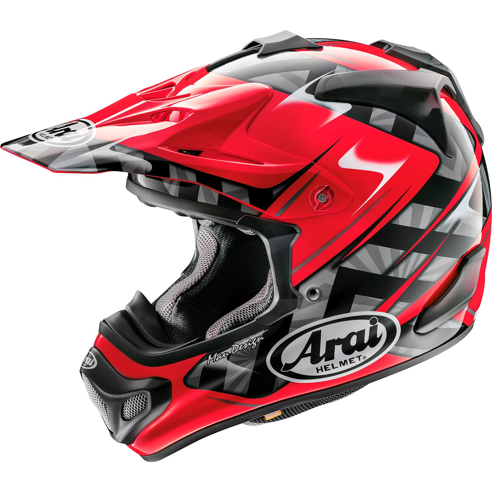 Arai VX-Pro4 Scoop Helmet - Red/Black - Medium