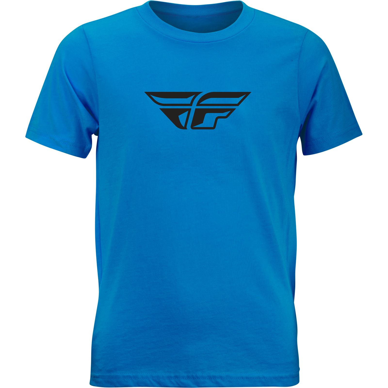 Fly Racing Youth Fly F-Wing Tee Shirt - Turquoise - Youth Medium