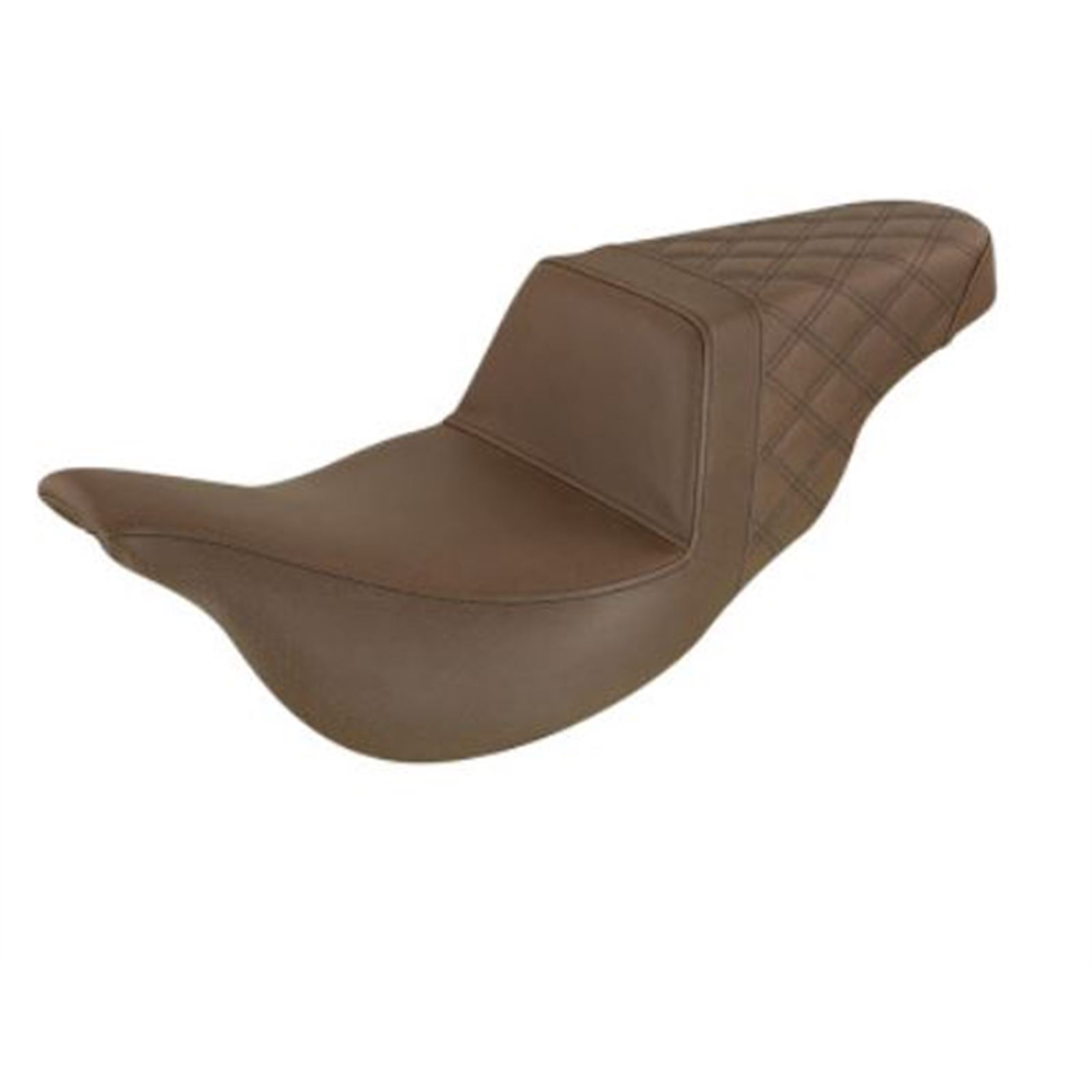 Saddlemen Step Up Seat For 08-20 HARLEY FLHX2 (Lattice Stitched Rear/Extended Reach) (Brown)