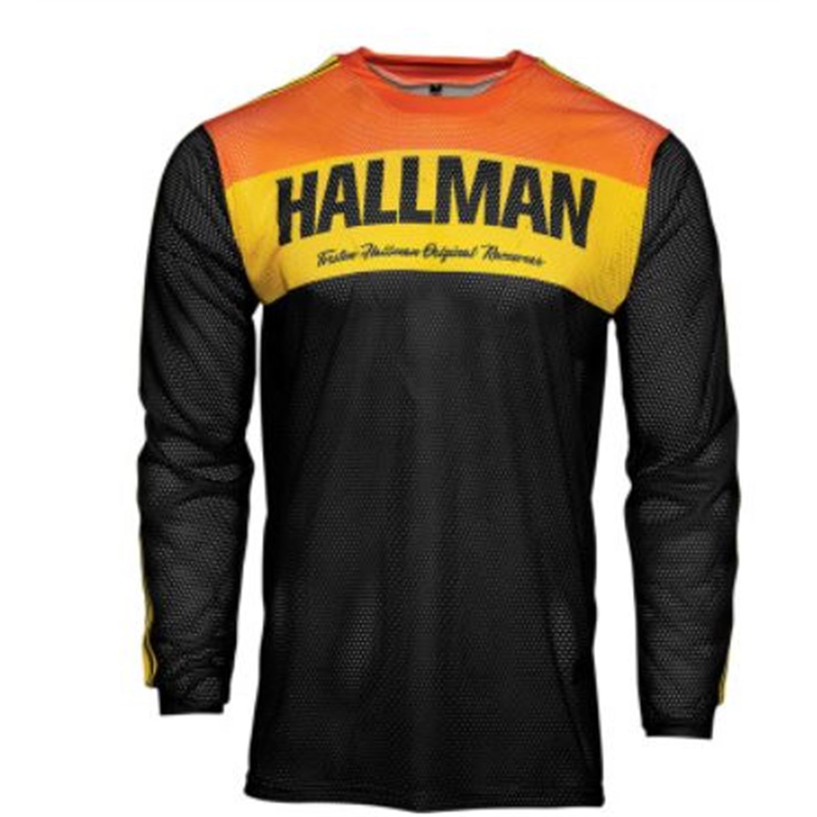 Thor Hallman Air Jersey - Black/Orange - Medium