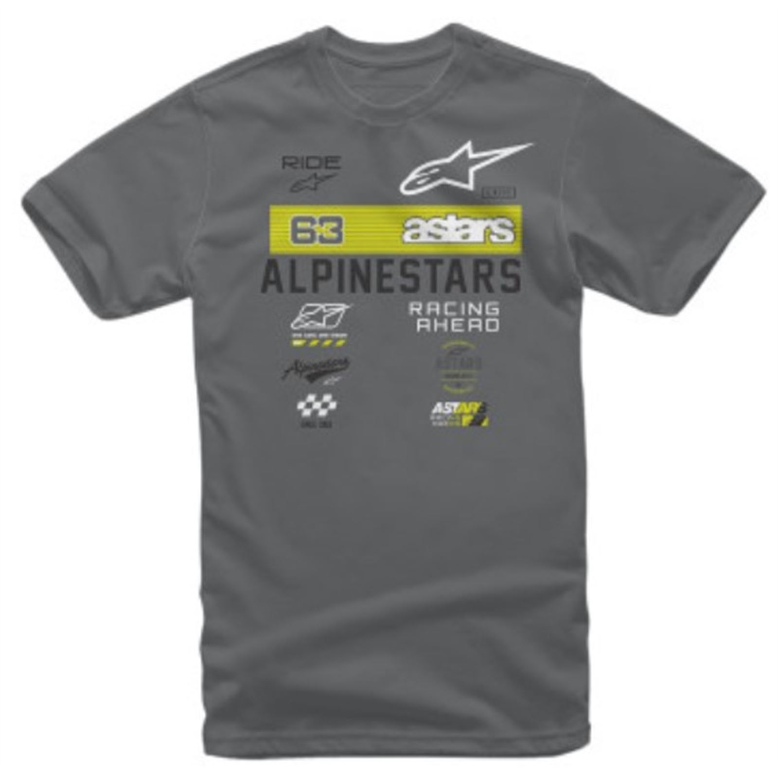 Alpinestars Sponsored T-Shirt - Charcoal - 2X-Large