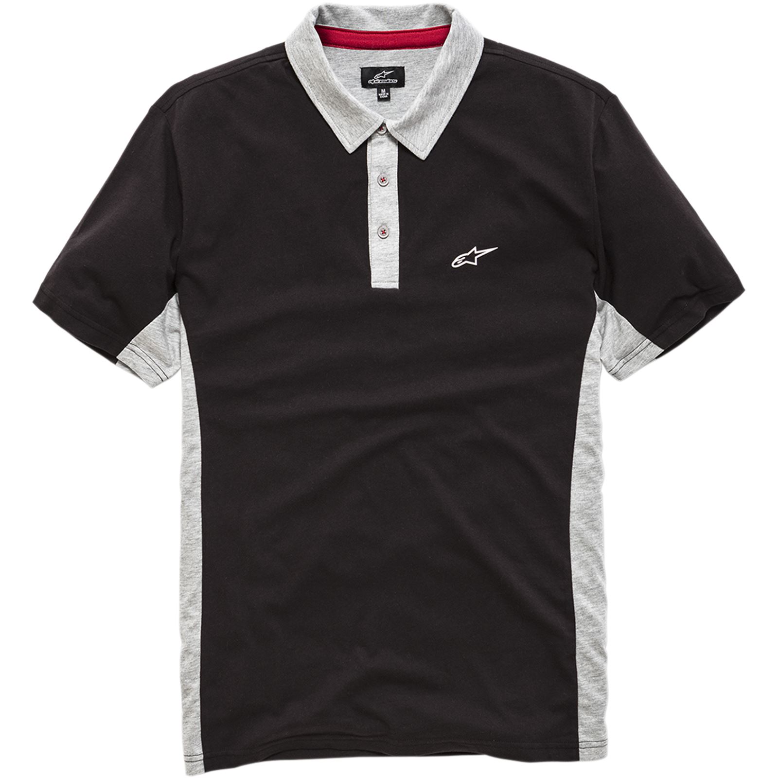 Alpinestars Champion Polo Shirt - Black/Gray - 2XL