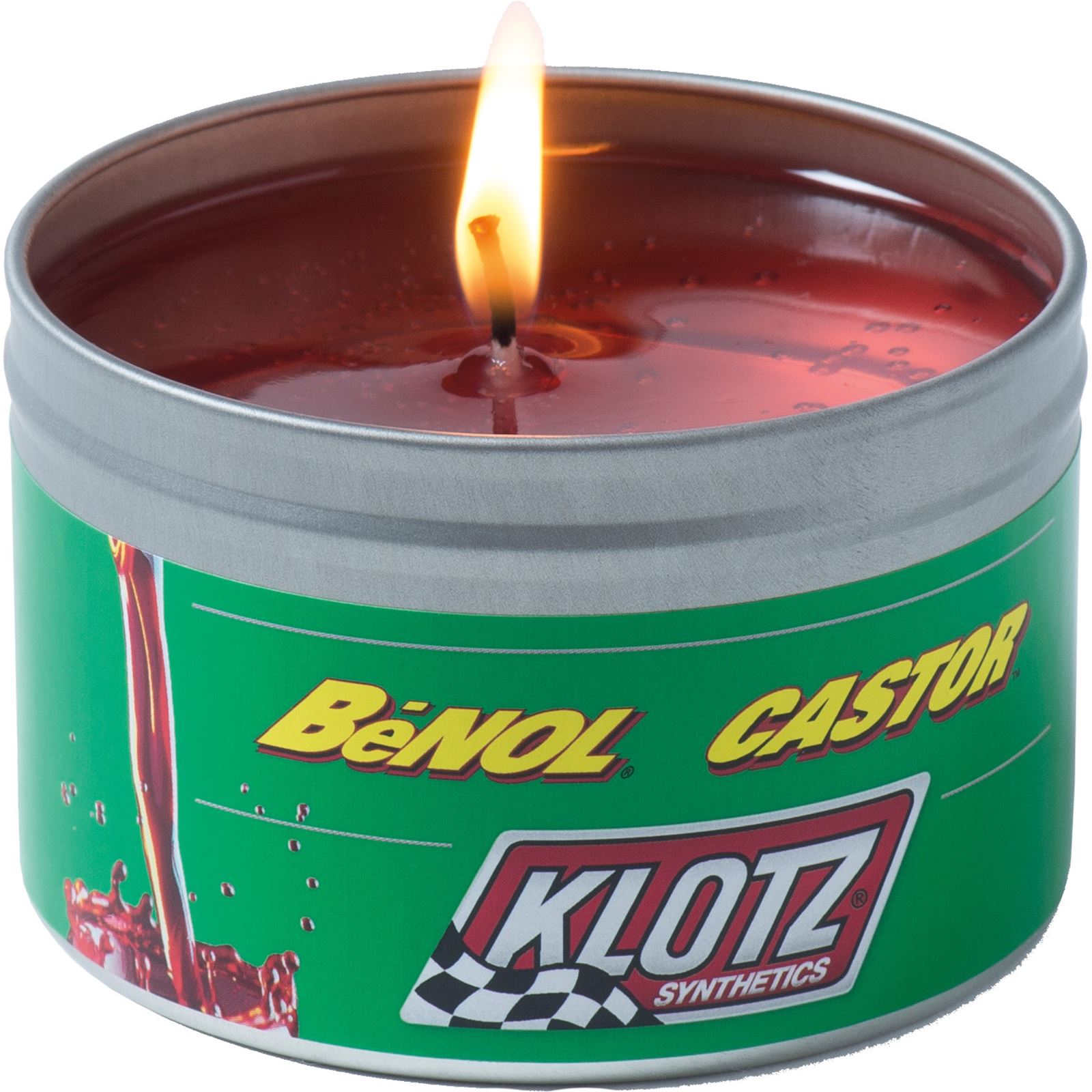 KLOTZ 2-STROKE OIL SMELLING CANDLE - Hudons Snowmobile Parts New