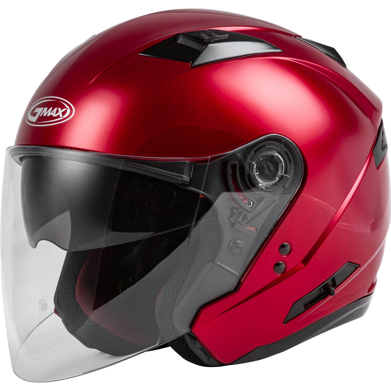 Hi-Vis/Grey/Large GMAX GM-49Y Deflect Youth Full-Face Street Motorcycle Helmet 