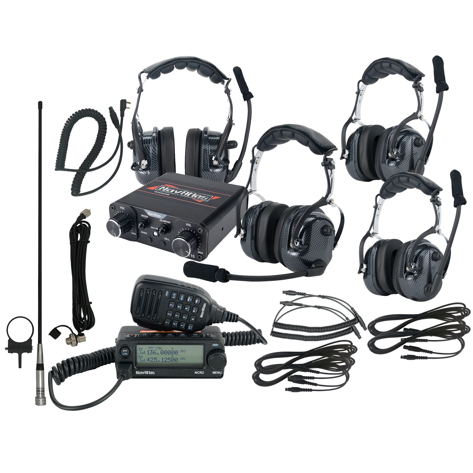 Navatlas Intercom and Radio Kit for 4 Seater Over Head