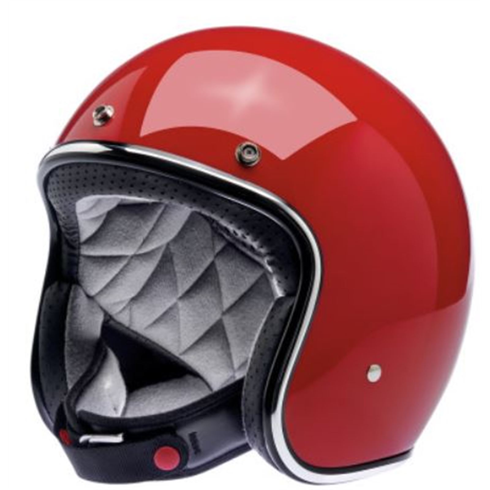 Biltwell Inc. Bonanza Helmet - Gloss Blood Red - Medium