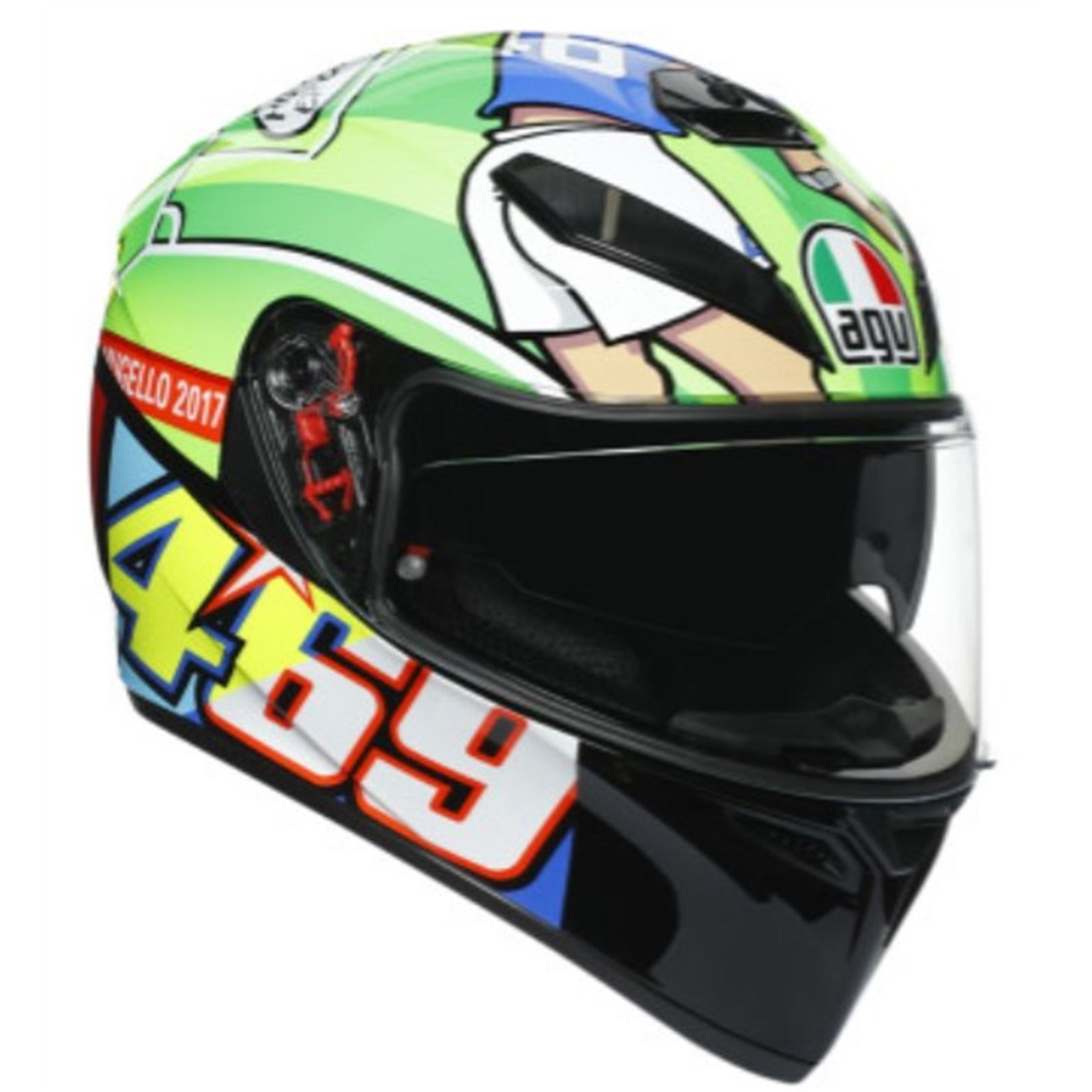 AGV Helmets K3 SV Helmet - Rossi Mugello 2017 - MS