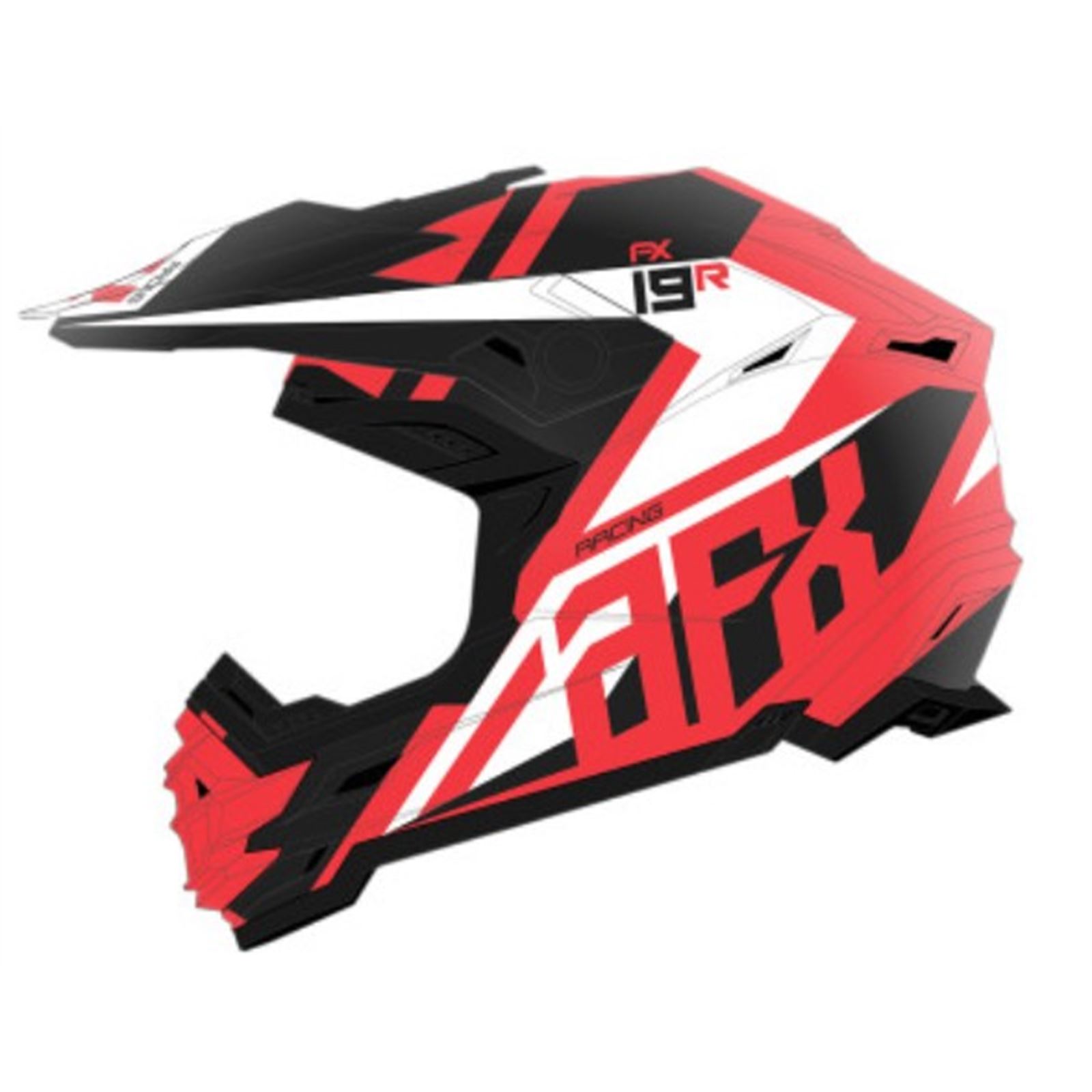 AFX FX-19R Helmet - Racing - Matte Ferrari Red - Large