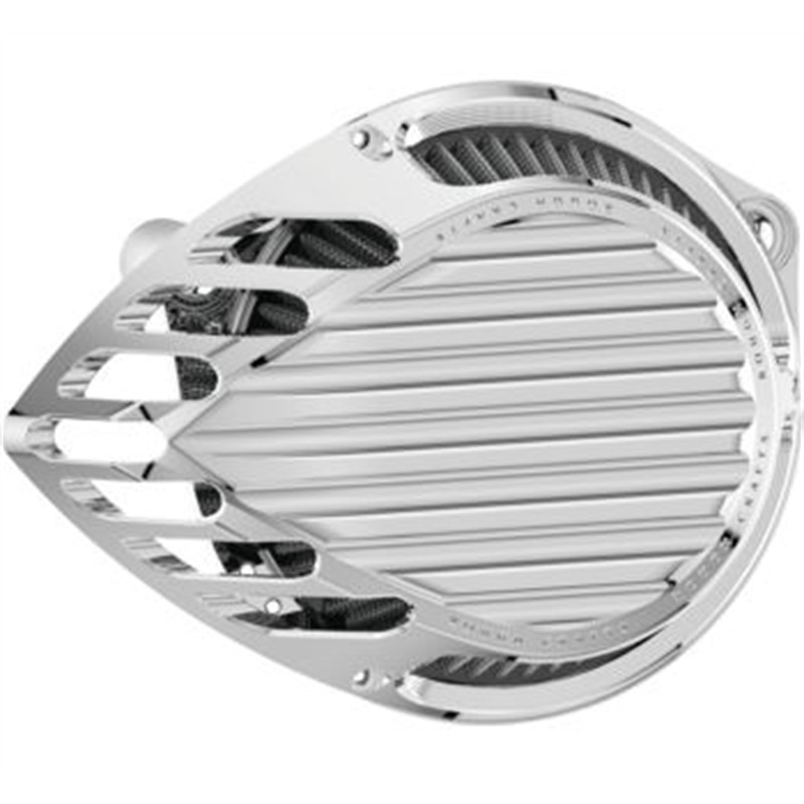 Rough Crafts Finned Air Cleaner Chrome Motorcycle Atv Utv And Powersports Parts The Best