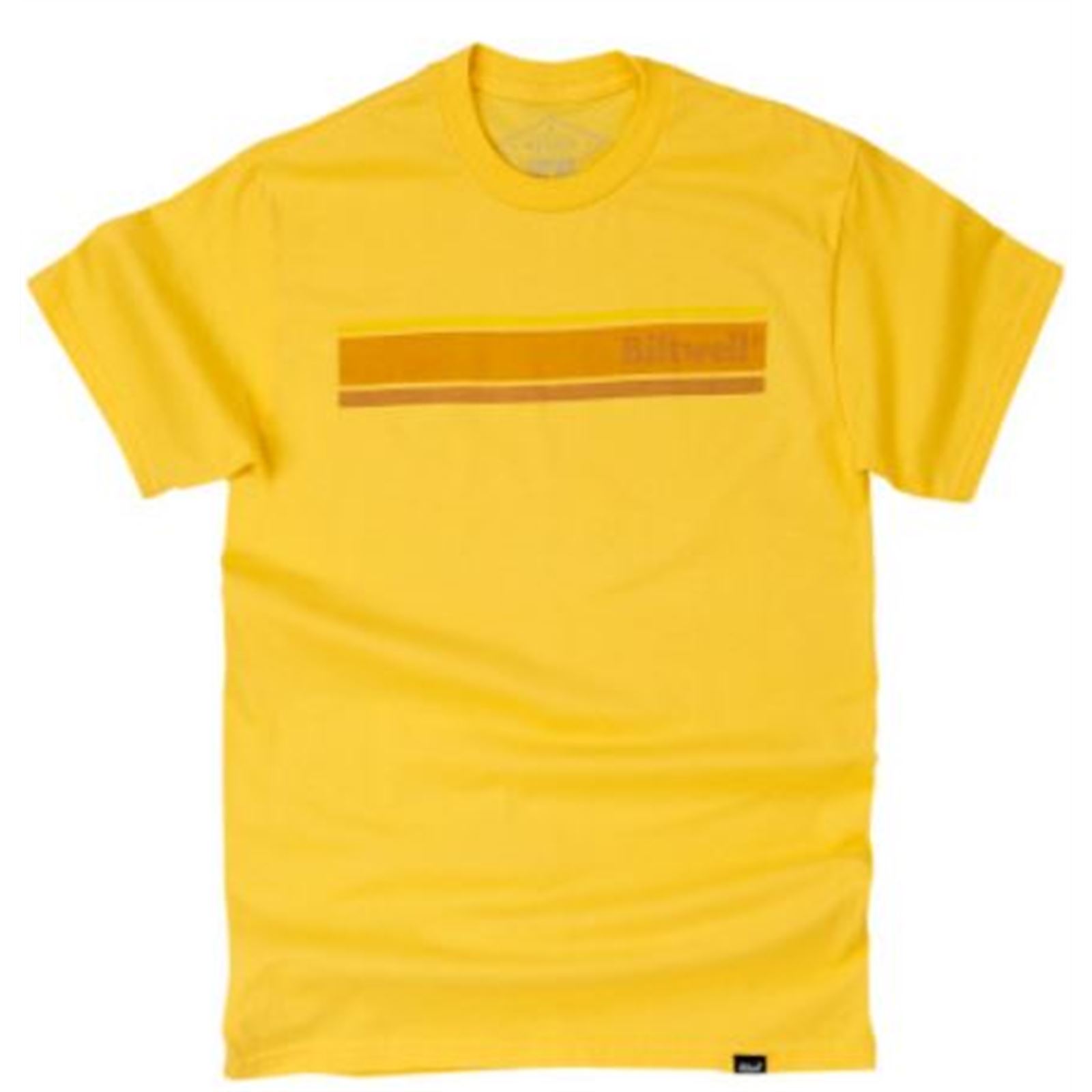 Biltwell Inc. Stripe T-Shirt - Yellow - Medium