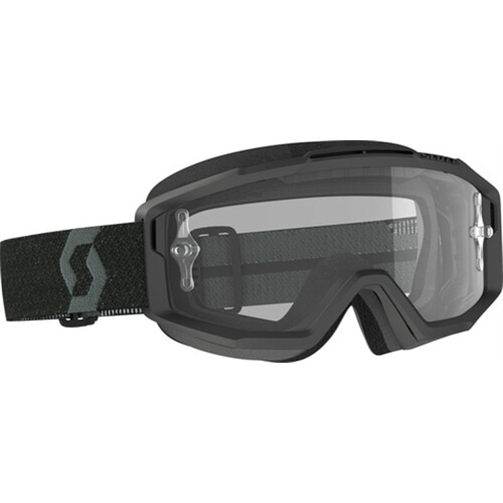 Scott Split OTG Goggles - Black with Clear Works Lens