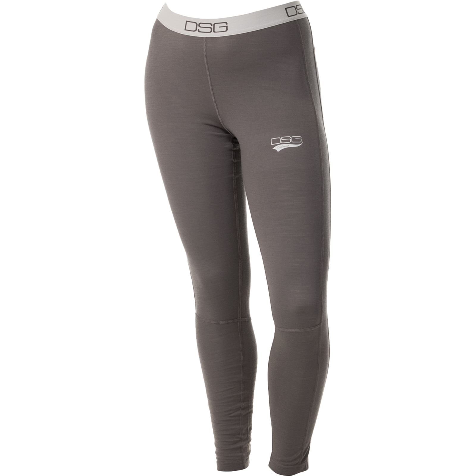 DSG Merino Wool Base Layer Pants Grey Medium Motorcycle, ATV