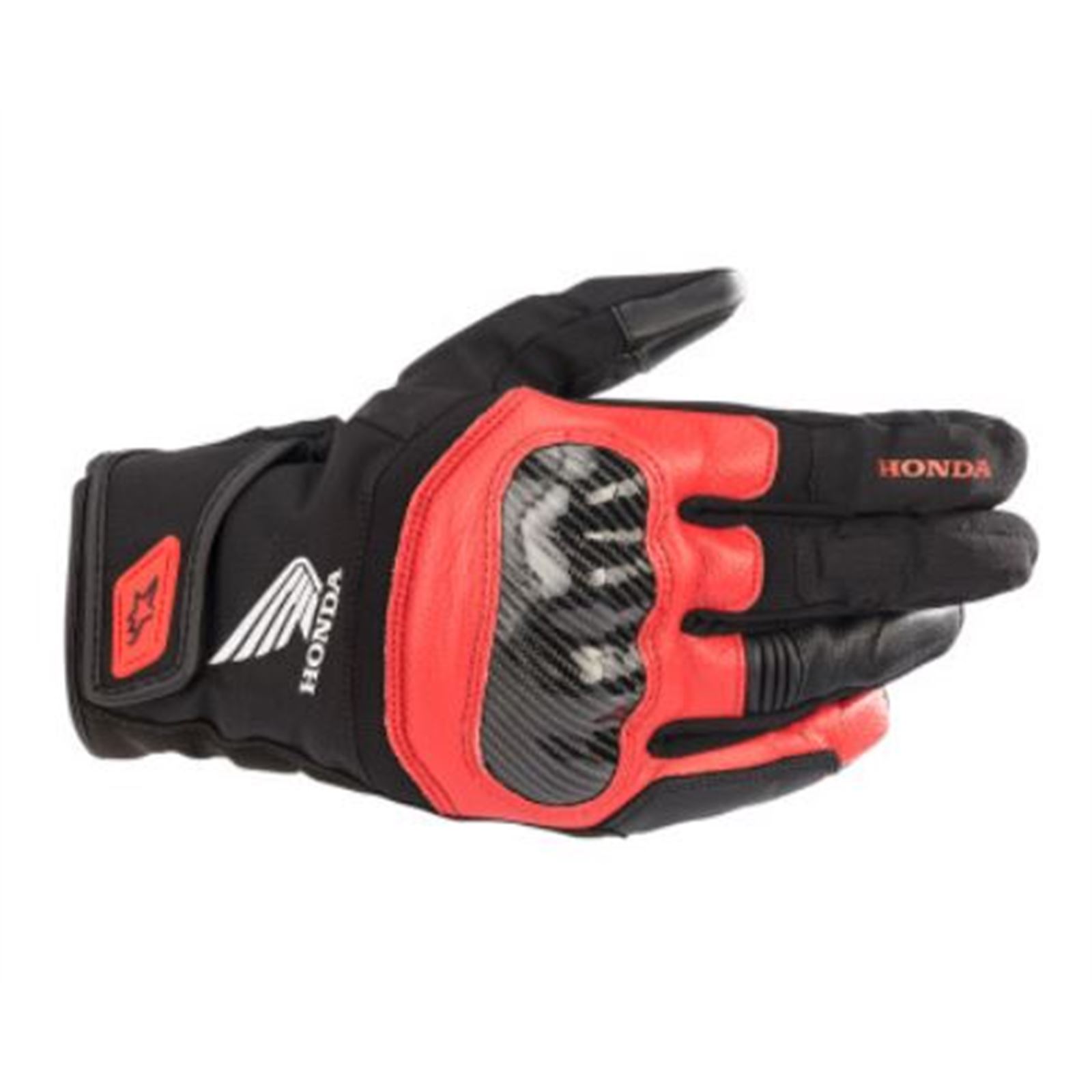 Alpinestars SMX-Z Waterproof Honda Gloves - Black/Red - 3XL ...