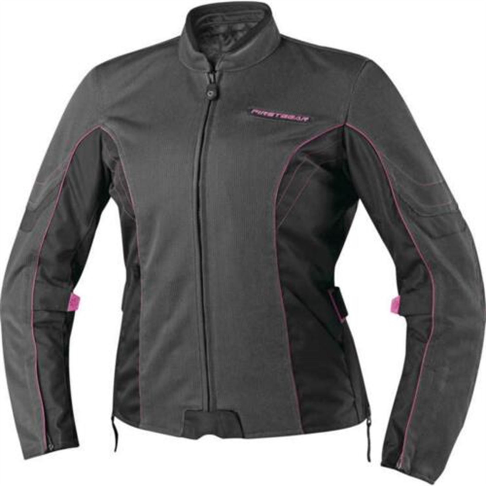 Firstgear Women's Contour Jacket (Small) (Black/Pink) 