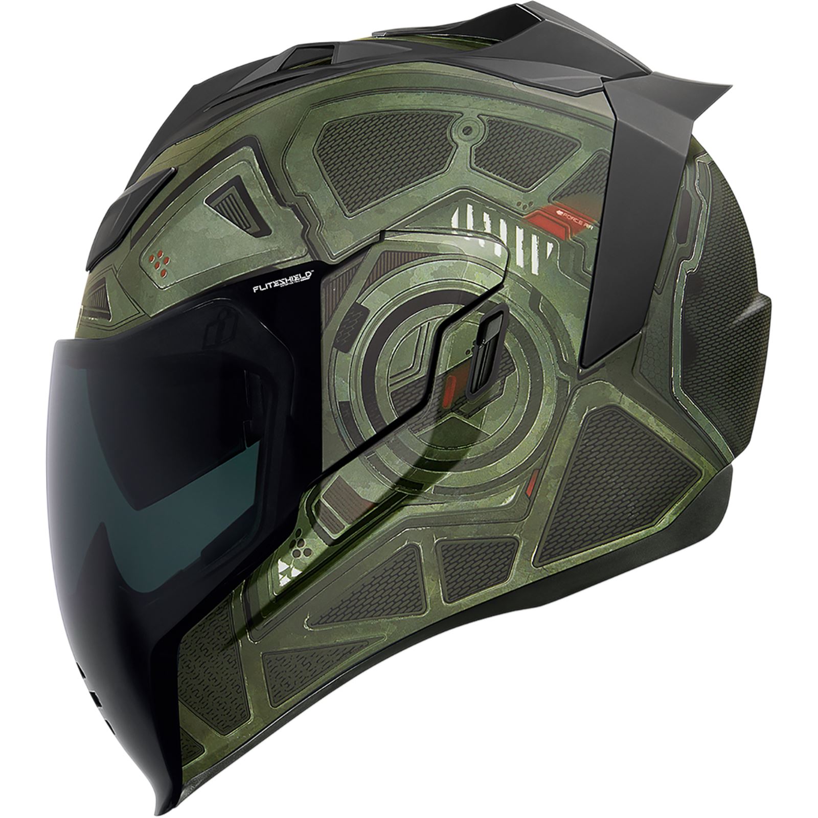Icon Airflite™ Helmet - Blockchain - Green - Medium
