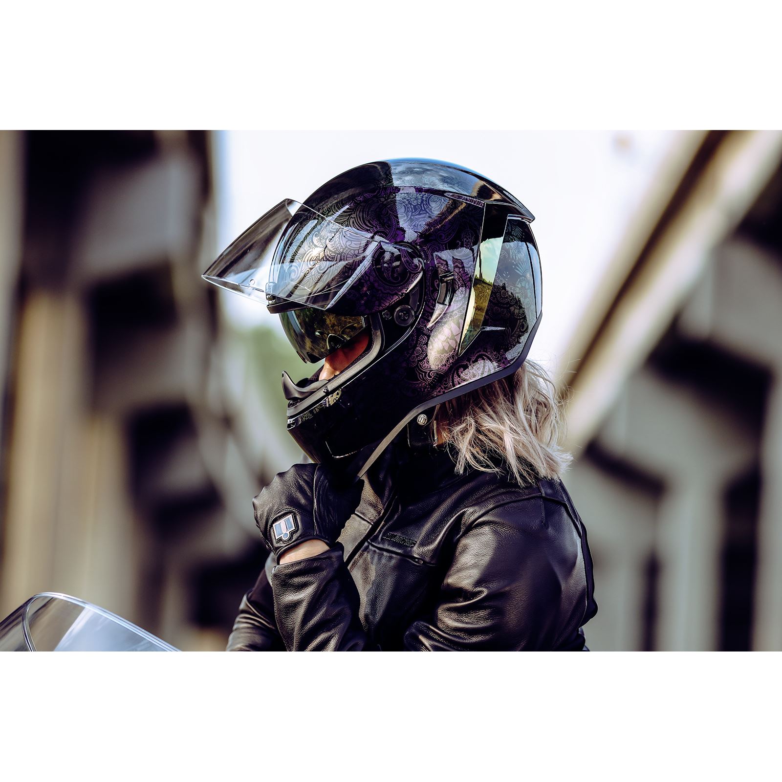 icon airmada chantilly opal helmet