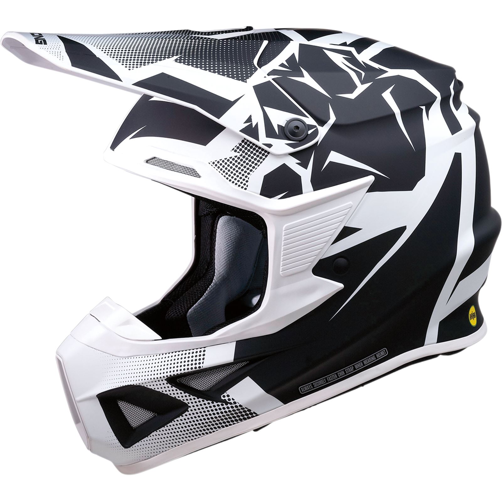 Moose Racing F.I. Agroid Helmet - MIPS - White/Black - XL
