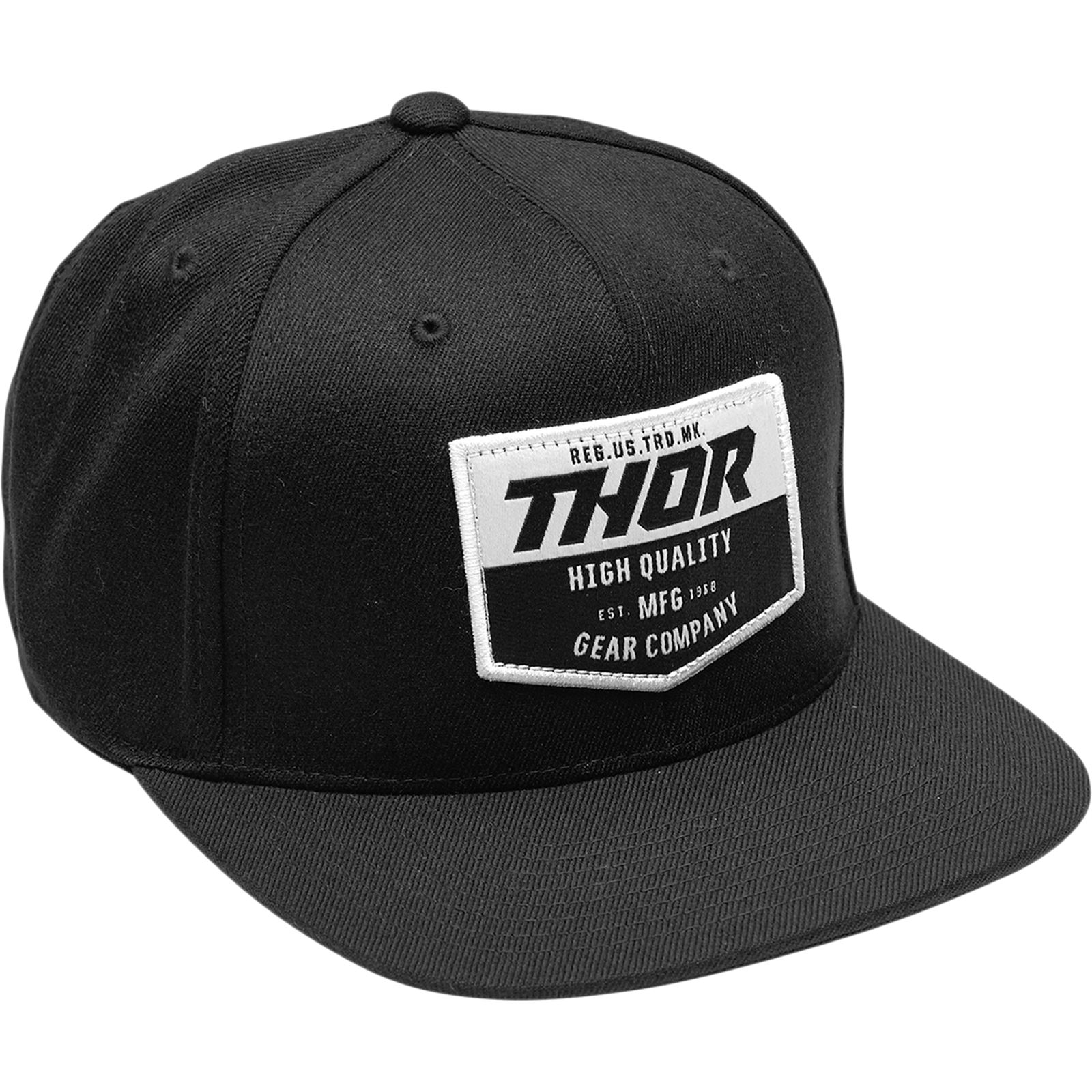 Thor Chevron Snapback Hat - Black
