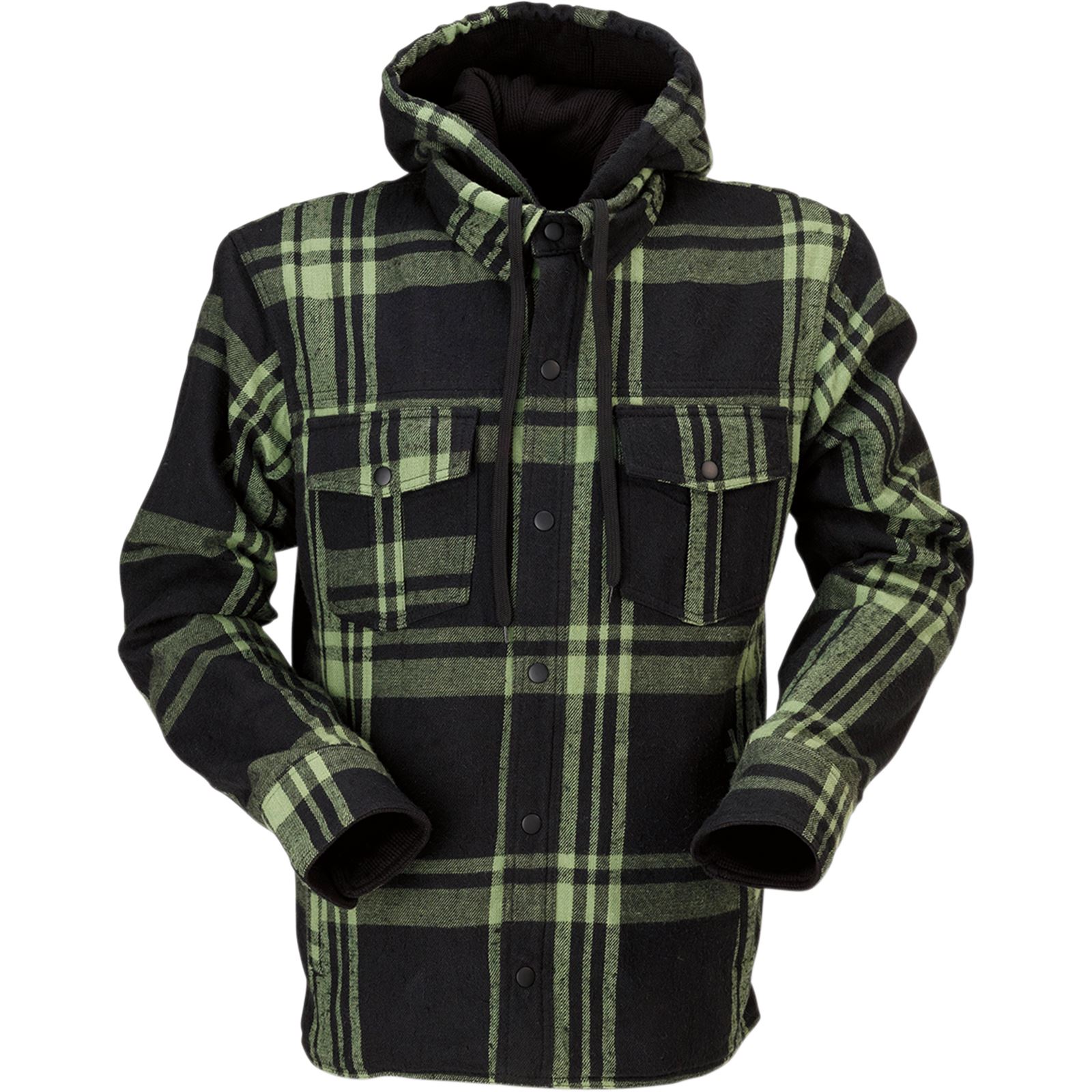 Z1R Timber Flannel Shirt - Olive/Black - 4XL