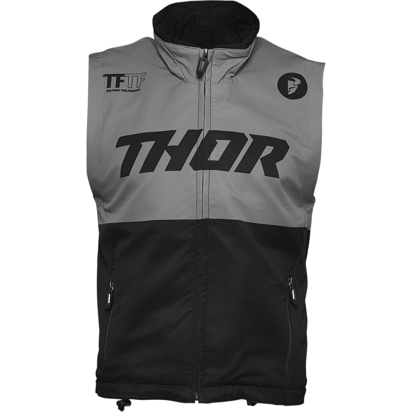 Thor Warmup Vest - Black/Charcoal - Medium