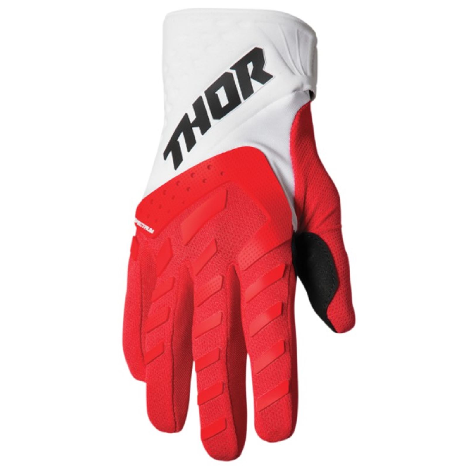 Thor Spectrum Gloves - Red/White - Small