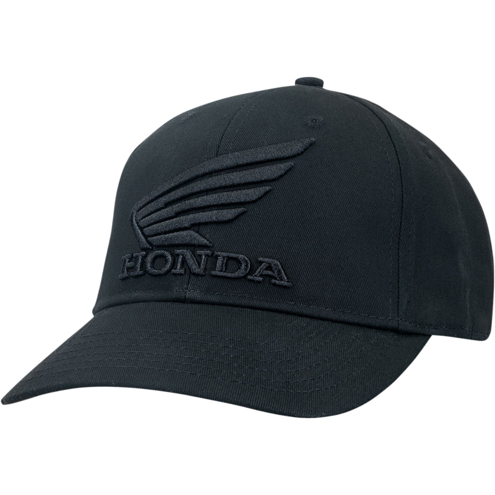 Honda Blacked Out Hat - Black Honda Logo