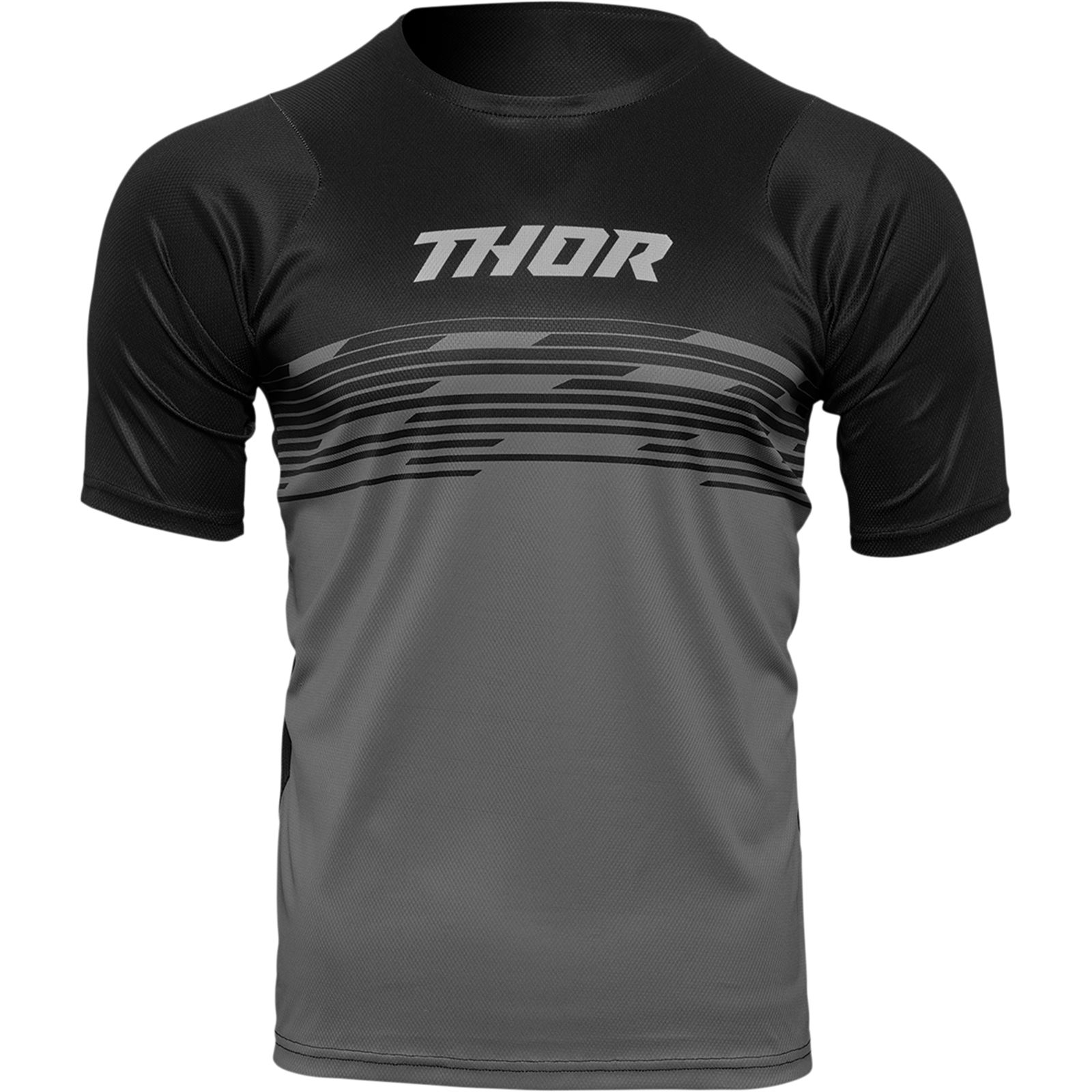 Thor Assist Shiver Jersey - Black/Gray - Medium
