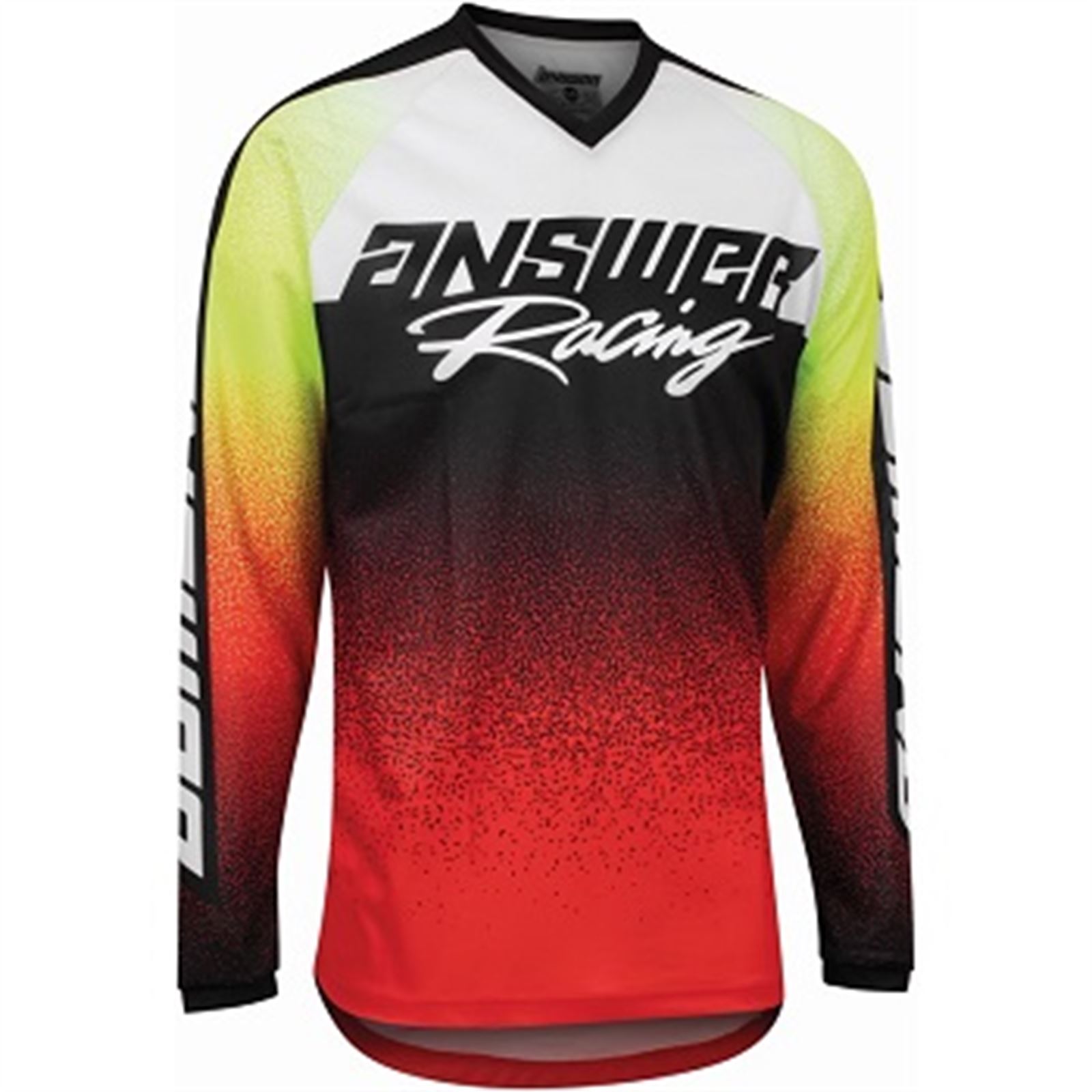 Answer Youth A22 Syncron Prism Jersey - Red/Hyper Acid - Youth XL