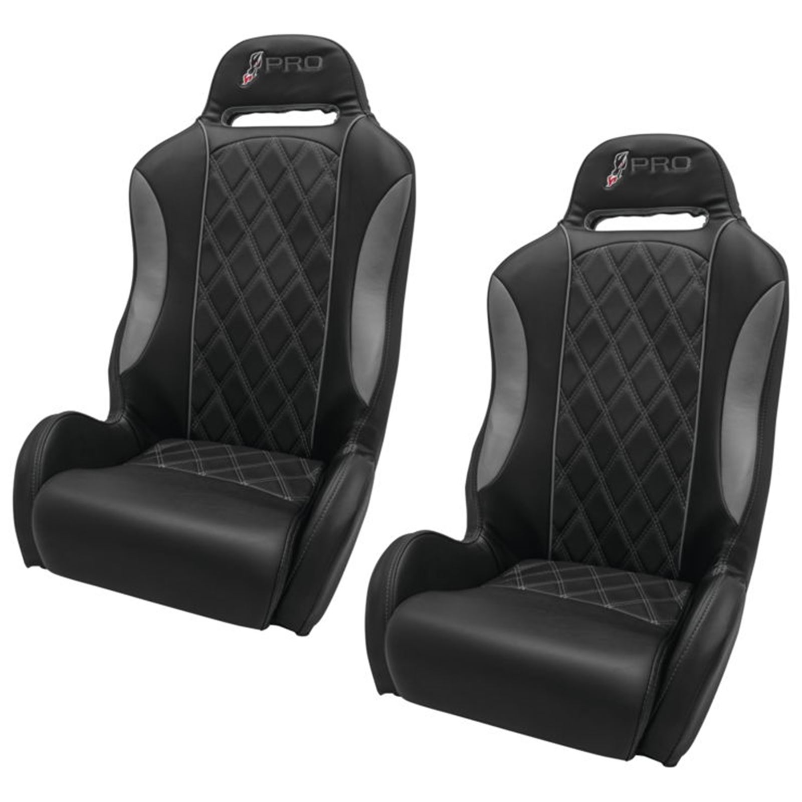 Dragonfire Racing Pro Series Seats - Black/Dark Grey