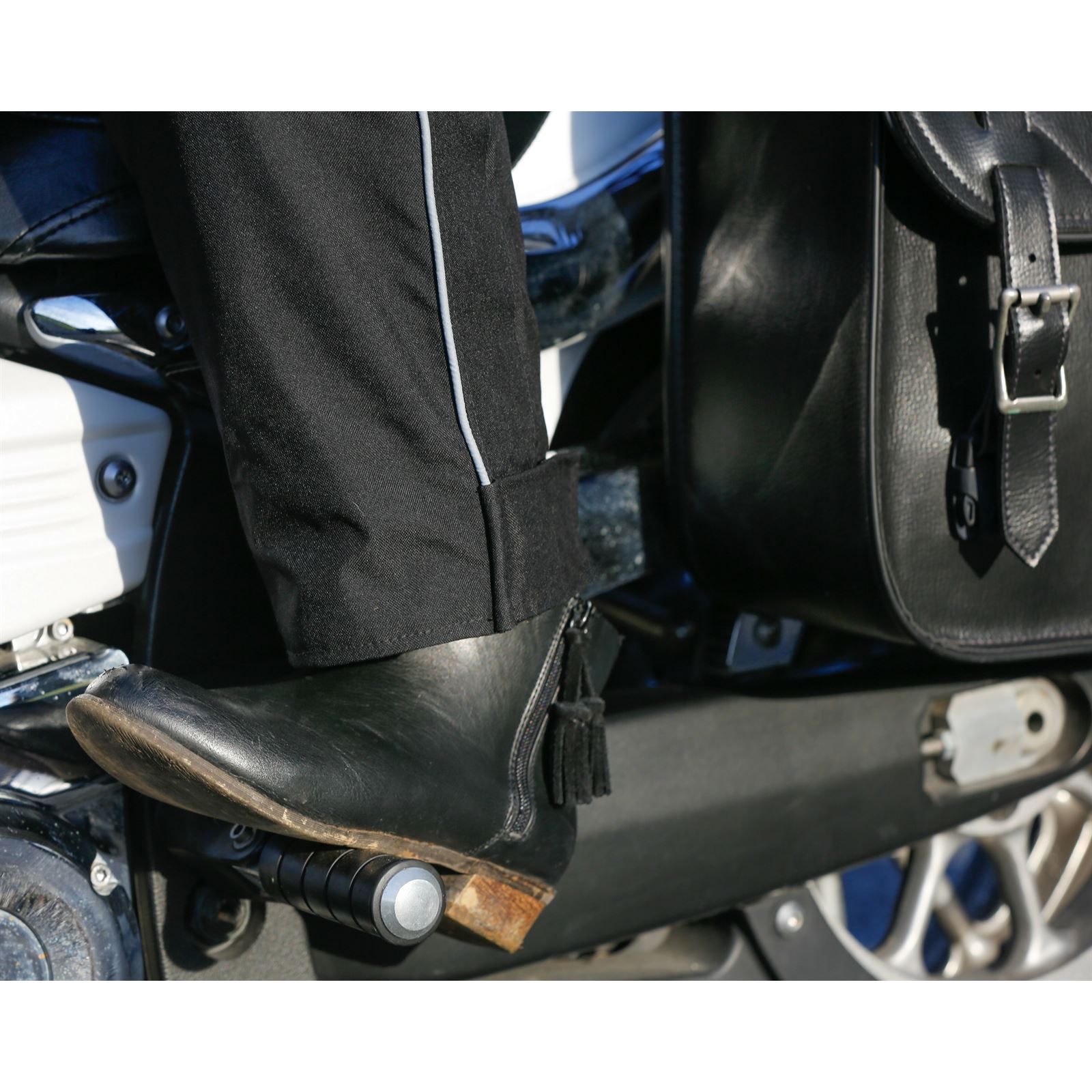 California Heat 12V Streetrider Outer Pants - Black - Motorcycle