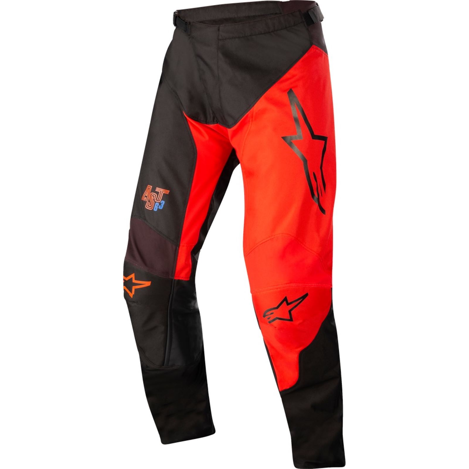Alpinestars Racer Supermatic Pants - Black/Bright Red - 28