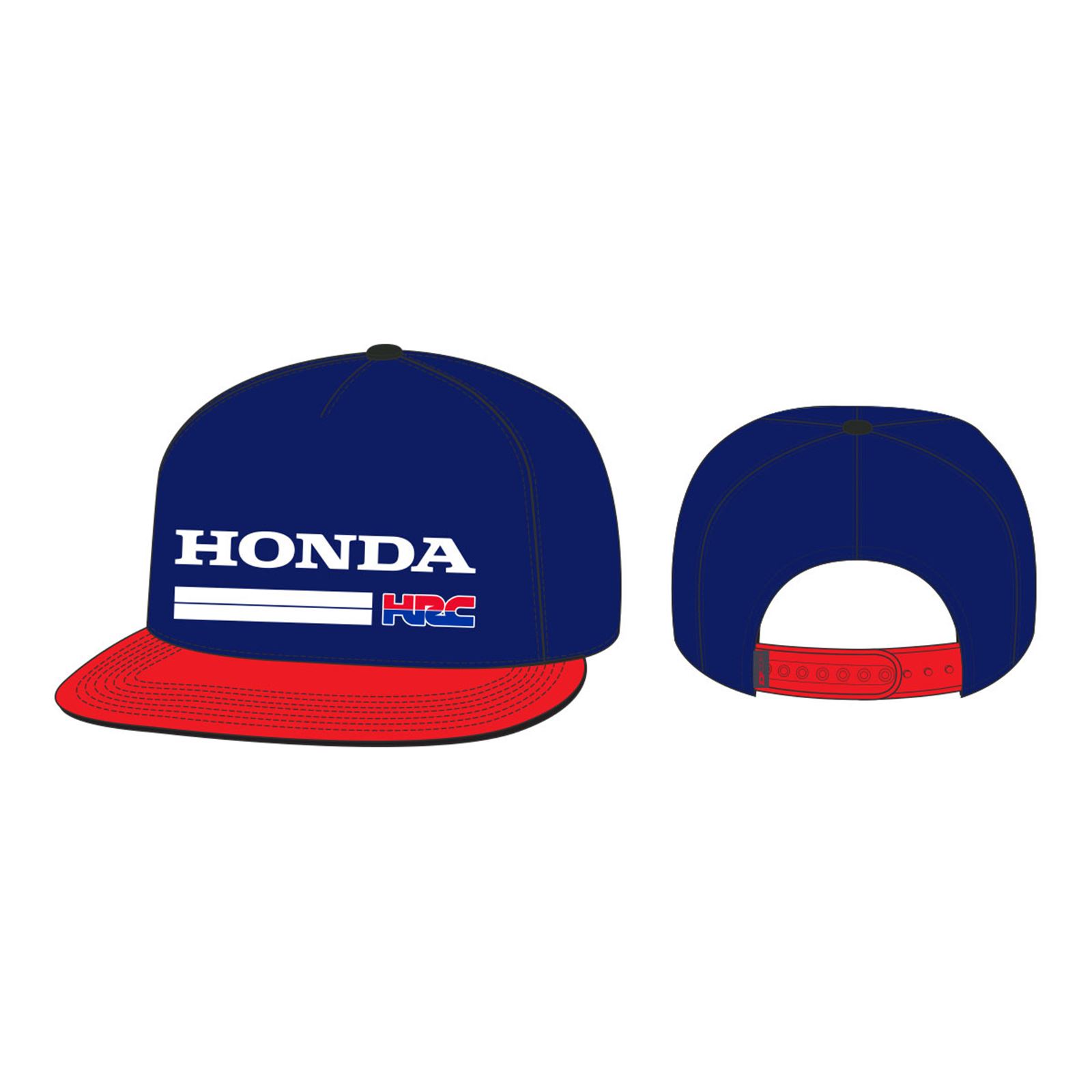 D Cor Honda HRC Hat - Navy - One Size 