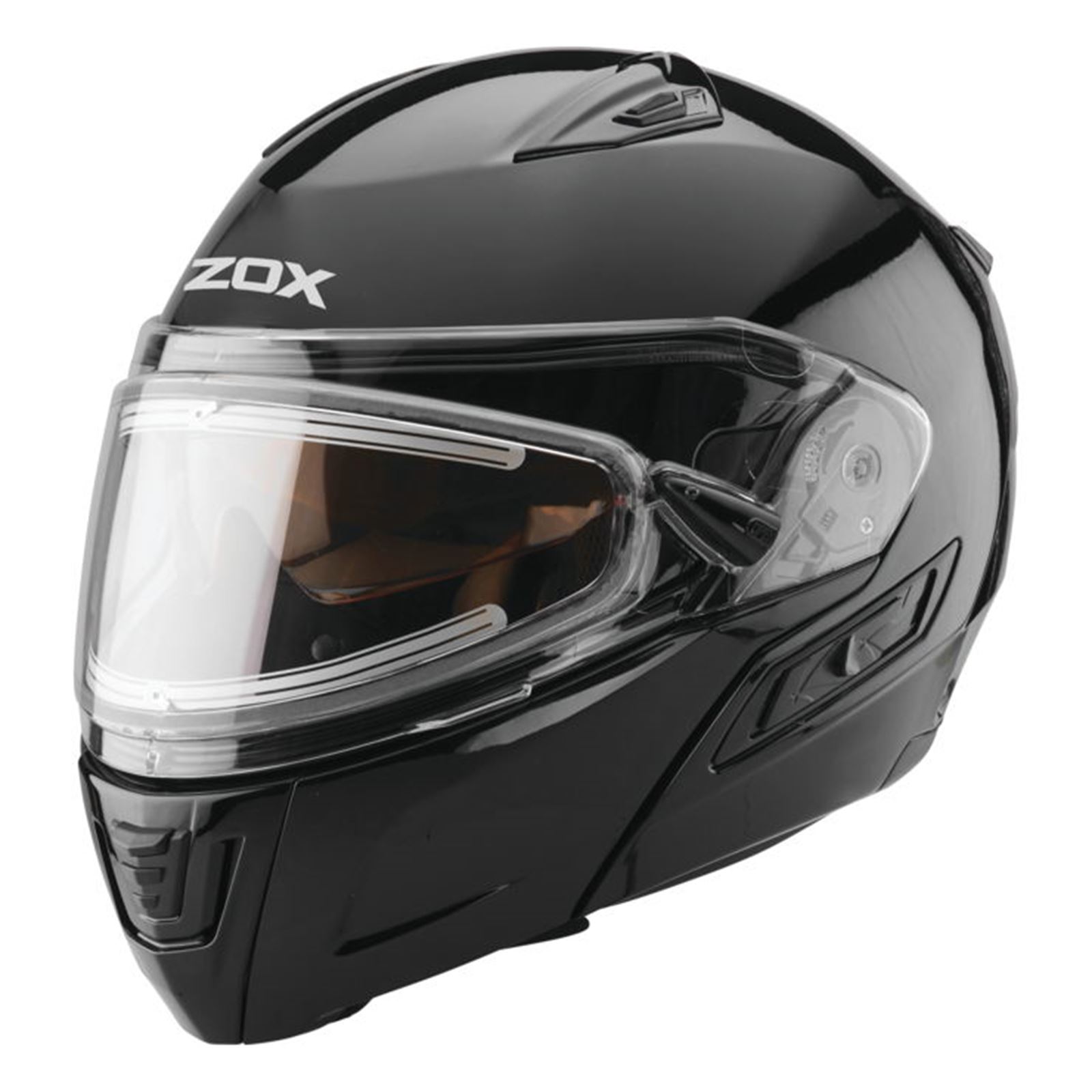 Zox Condor SVS Snow Helmet Black Electric Faceshield Small Motorcycle, ATV / UTV