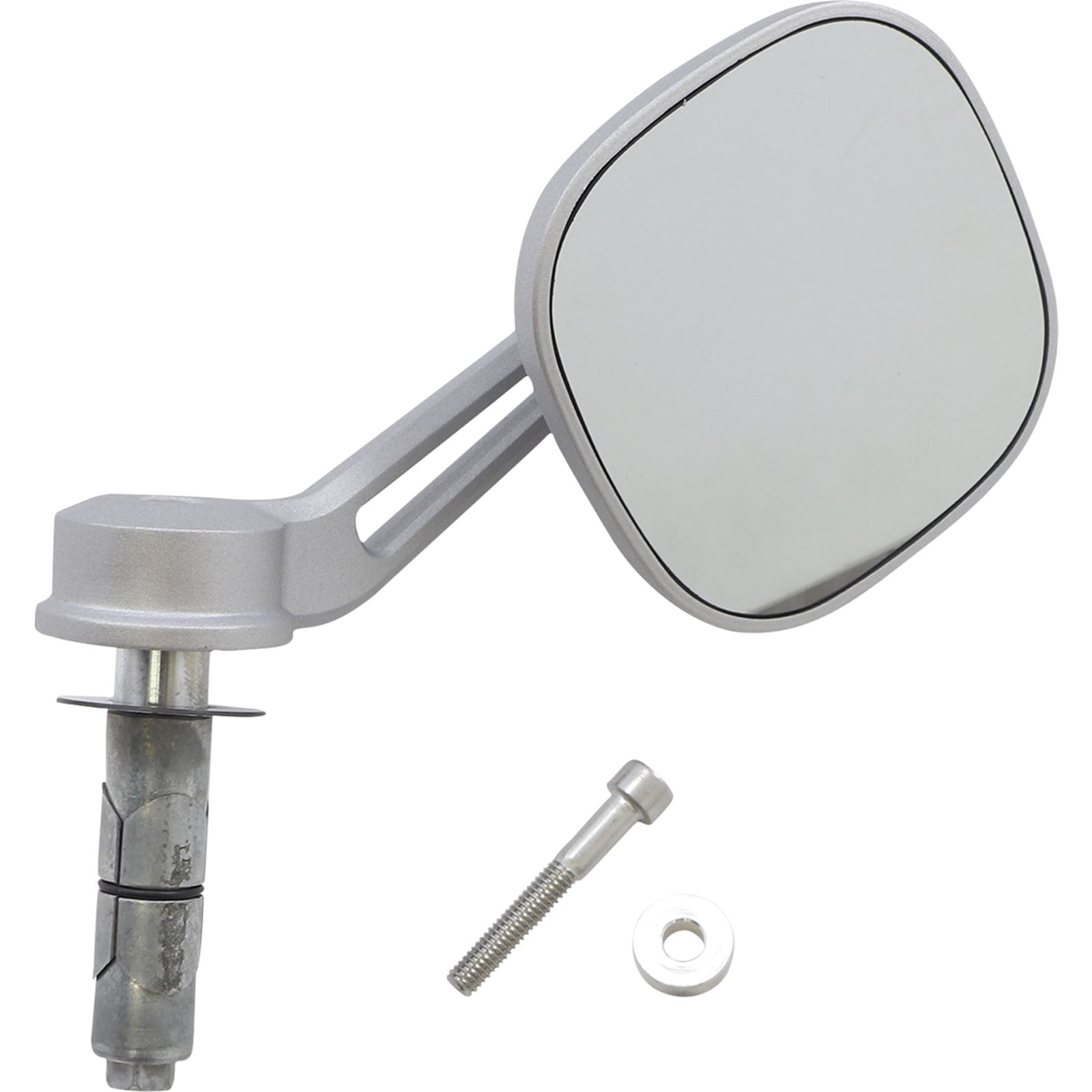 Kuryakyn Bar End MIrror Honda Grom Silver Motorcycle, ATV / UTV