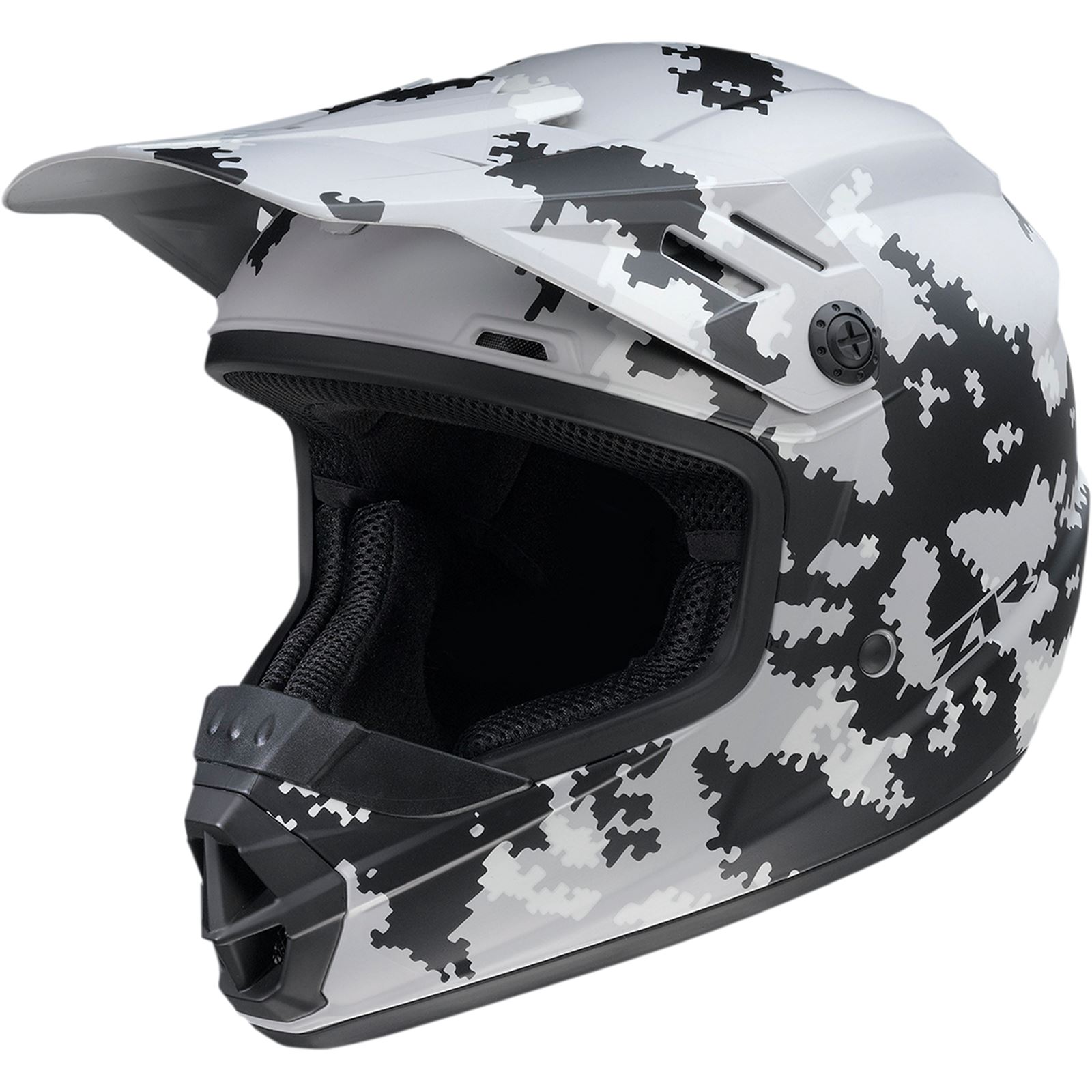 Z1R Youth Rise Helmet - Camo 2 - Gray