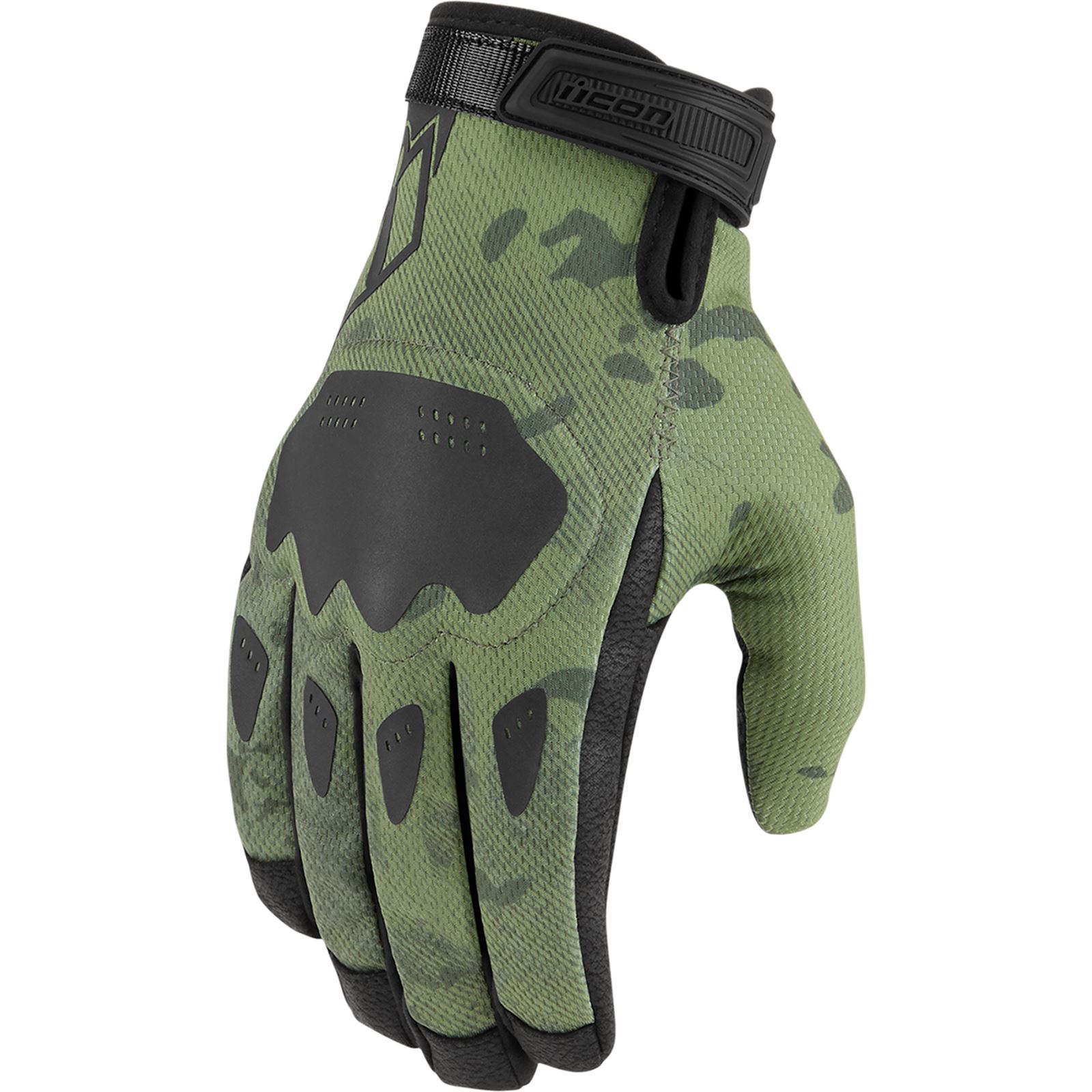 Icon Hooligan™ CE Gloves - Green Camo