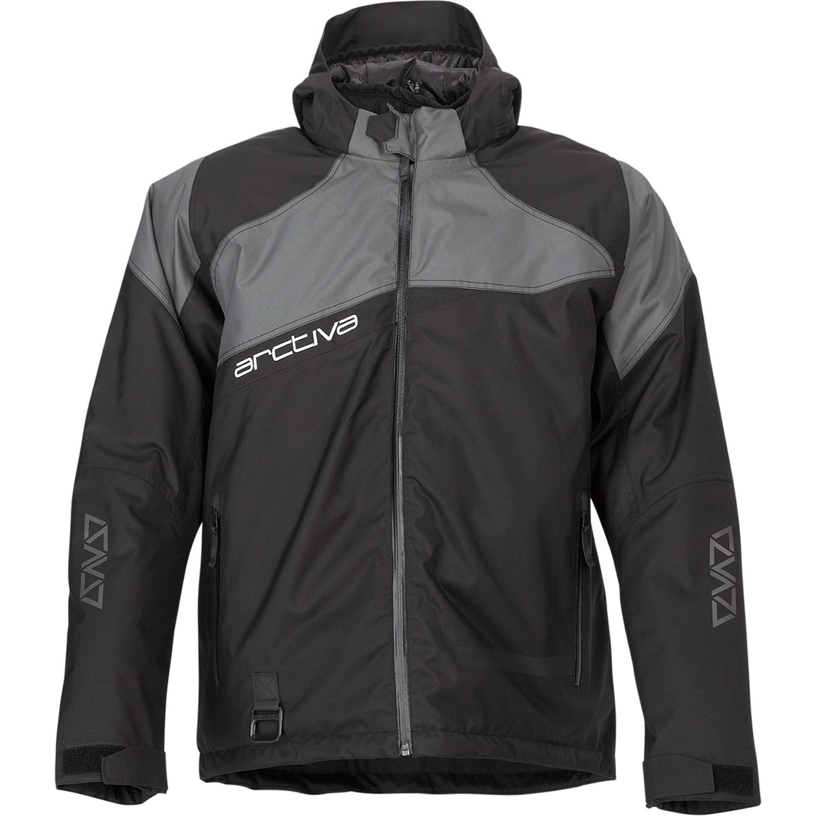 Arctiva Pivot 5 Hooded Jacket - Black/Gray