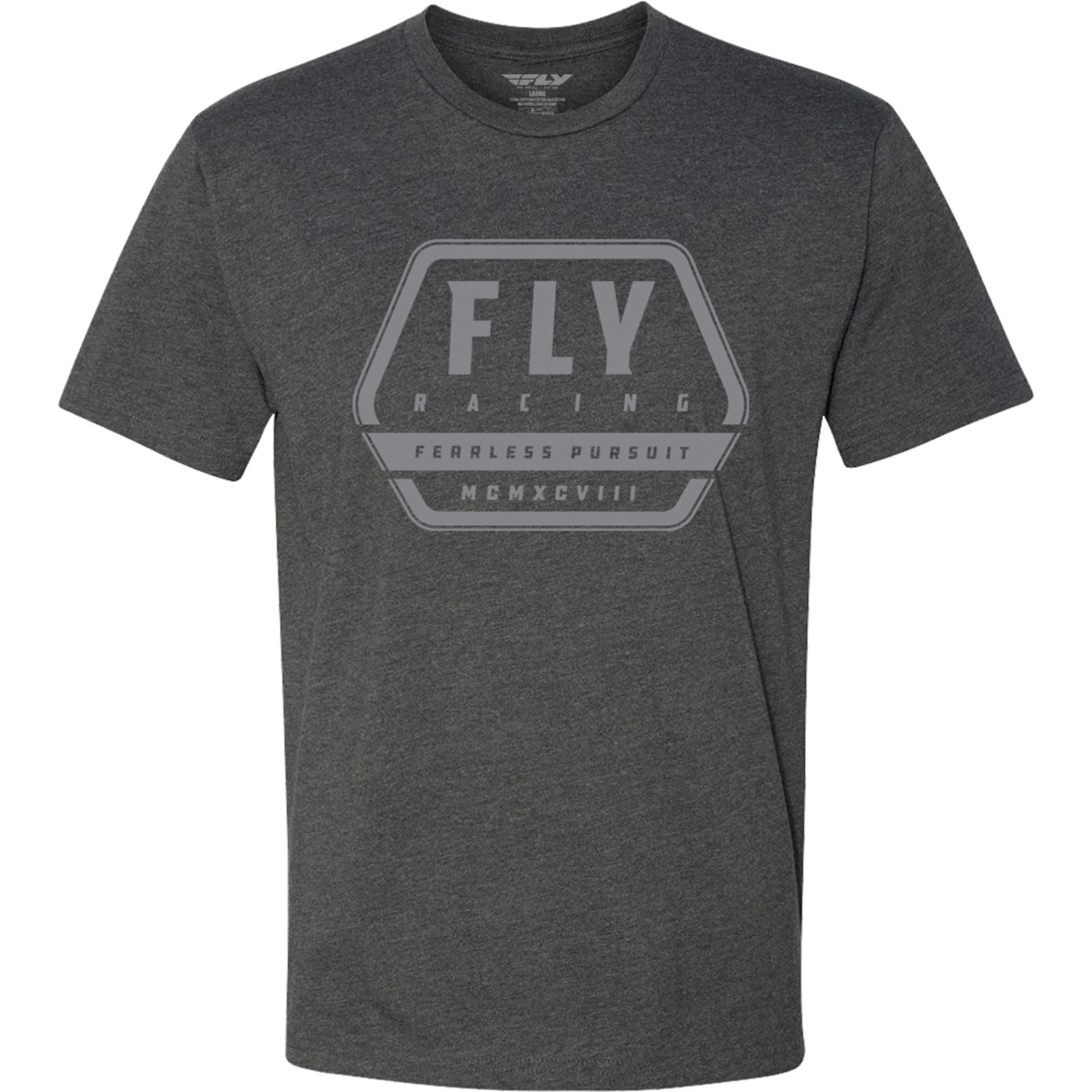 Fly Racing Fly Track Tee - Charcoal - 2XL