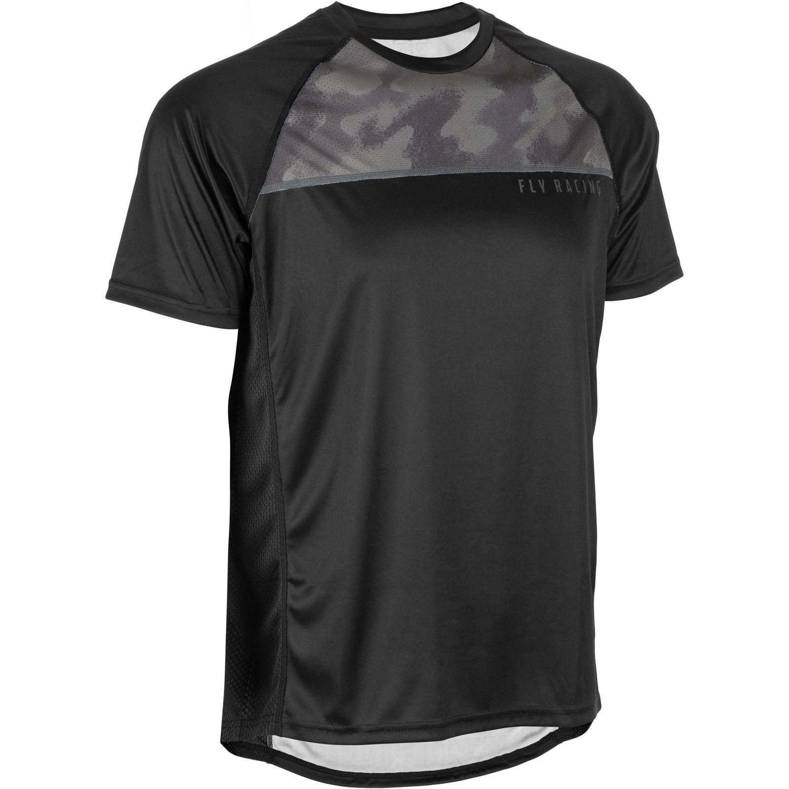 Fly Racing Super D Jersey (Black/Camo, Medium)