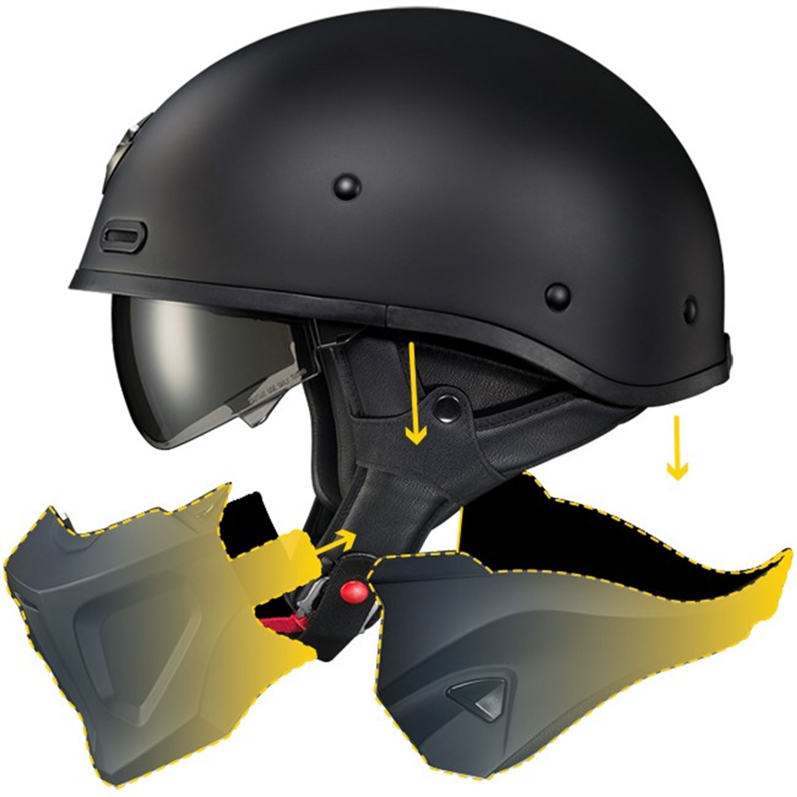 Scorpion Covert X Open-Face Helmet - Tribe Matte Black/Copper