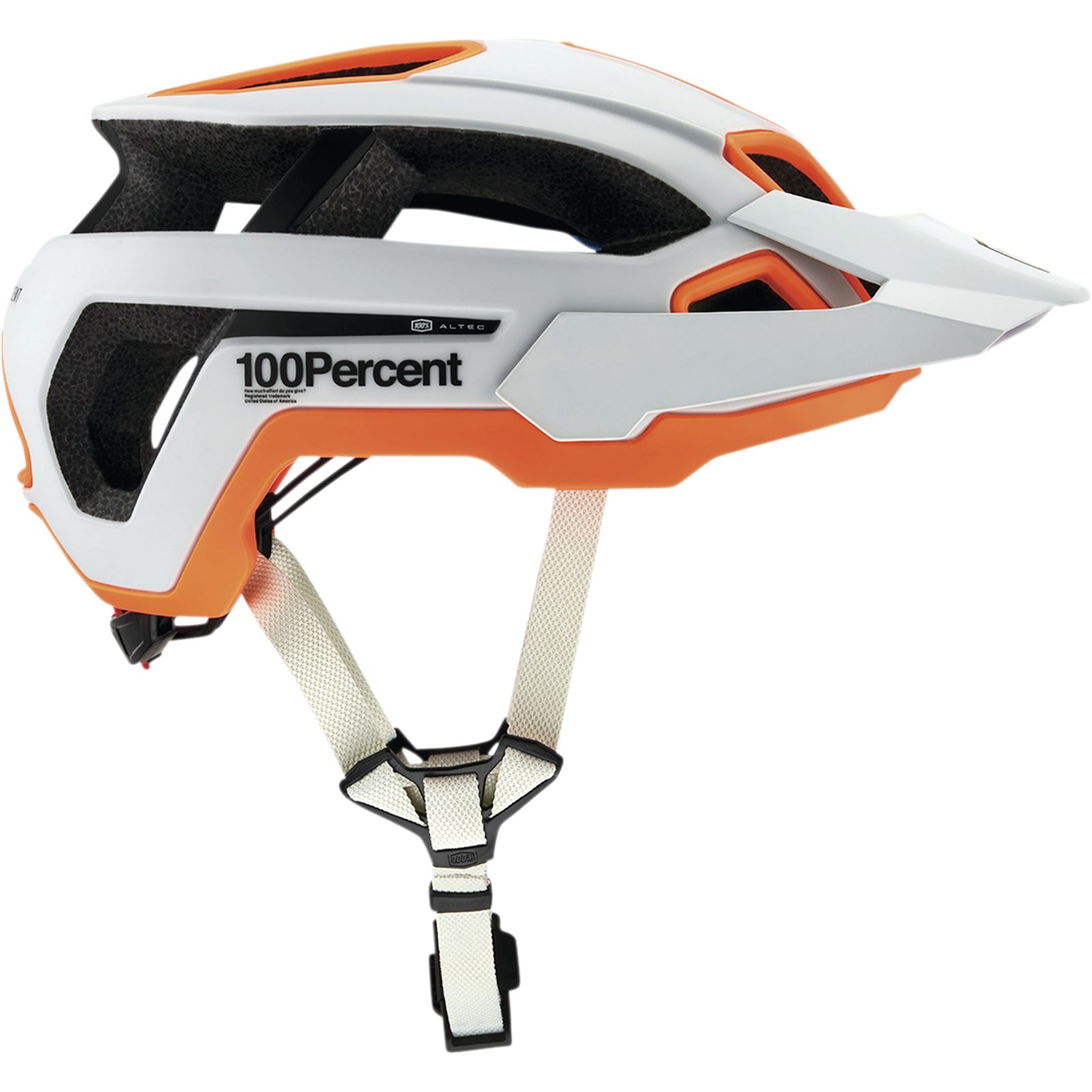 100% Altec Fidlock CPSC/CE Bicycle Helmet (Lg-XL, Light Gray