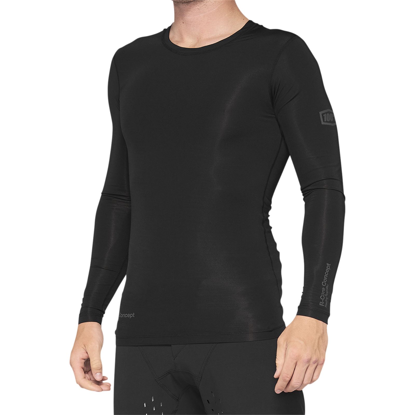 100% R-Core Concept Long-Sleeve Jersey - Black - Large
