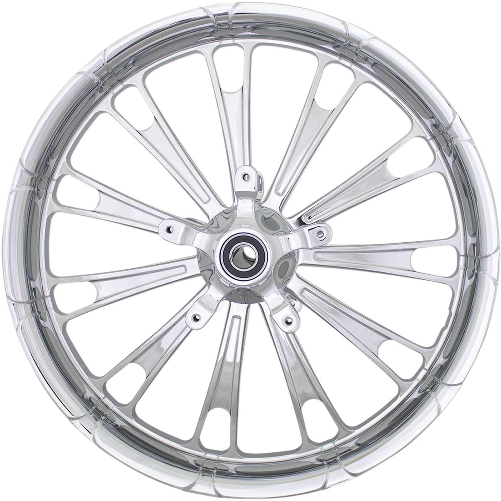 Coastal Moto Front Wheel - Fuel - Dual Disc/ABS - Chrome - 21"x3.25" - FL