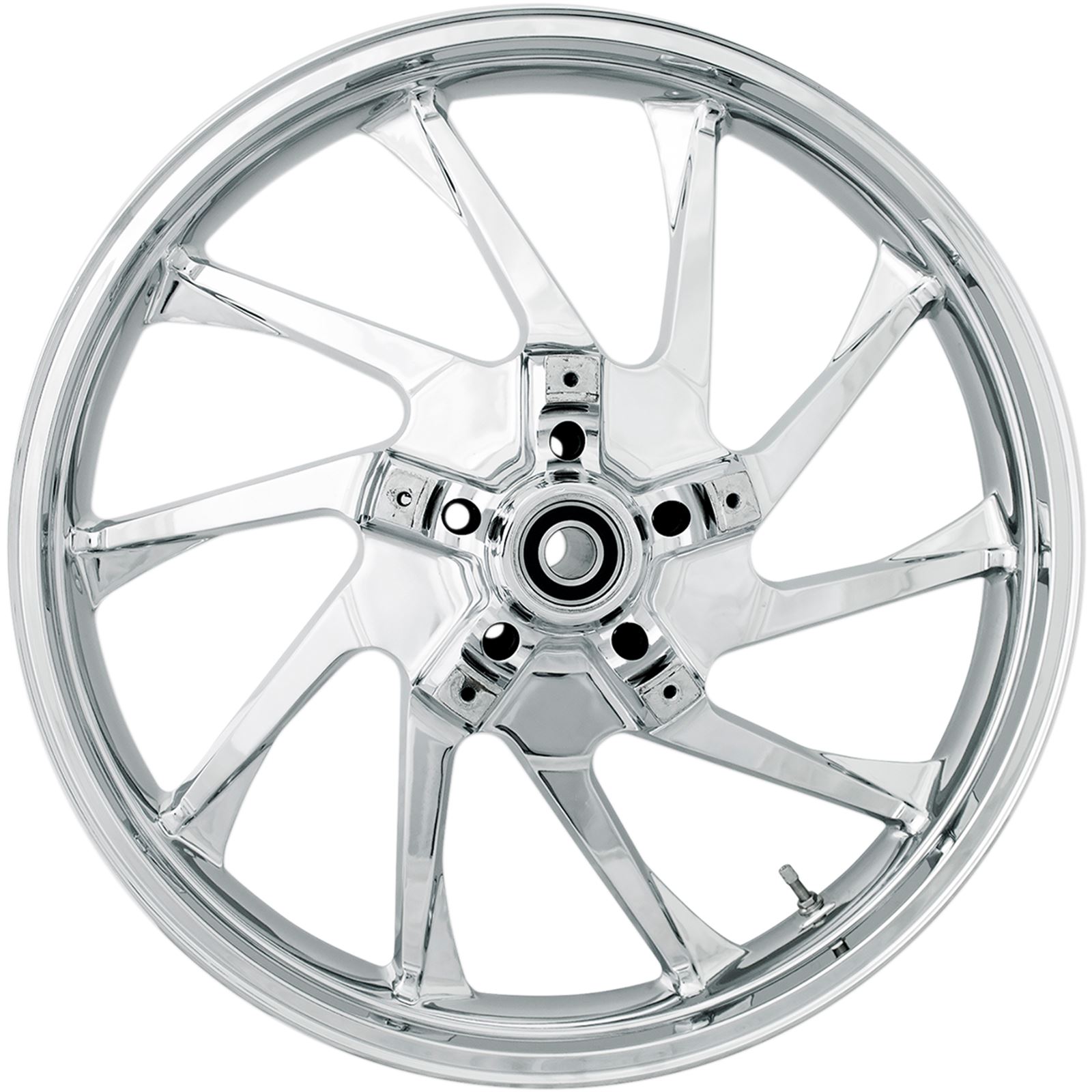 Coastal Moto Front Wheel - Hurricane 3D - Dual Disc/ABS - Chrome - 21"x3.50"