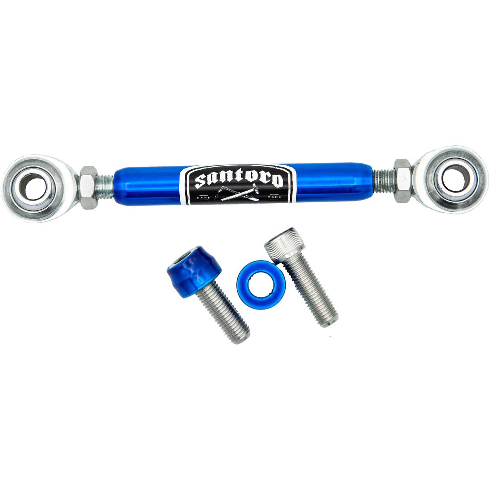 Santoro Fabworx Shift Linkage MidControls Blue for M8 Softail