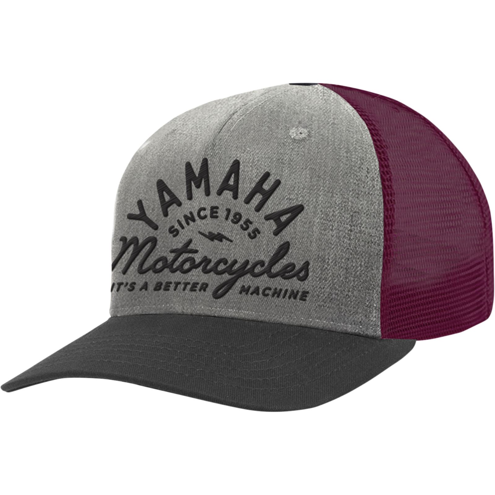 Yamaha Wool Hat - Gray/Maroon