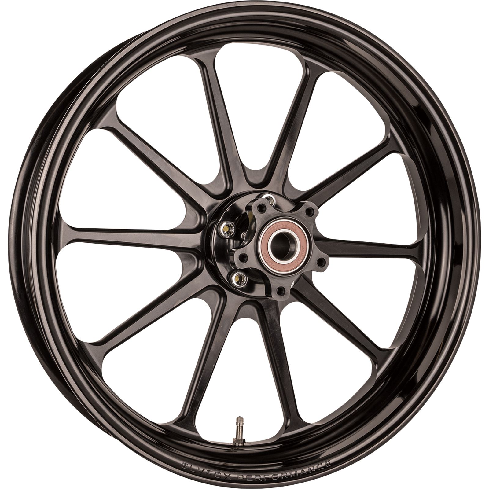 Slyfox Wheel - Track Pro - Front/Dual Disc - No ABS - Black - 17"x3.5"