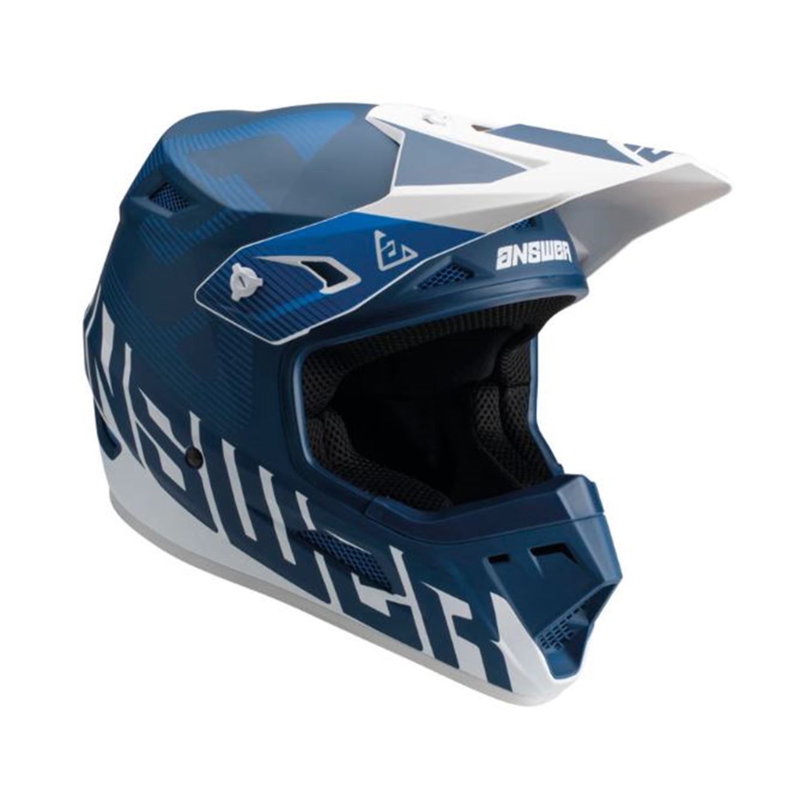 Answer Youth A23 AR1 V2 Bold Helmet Blue/White, Youth Small