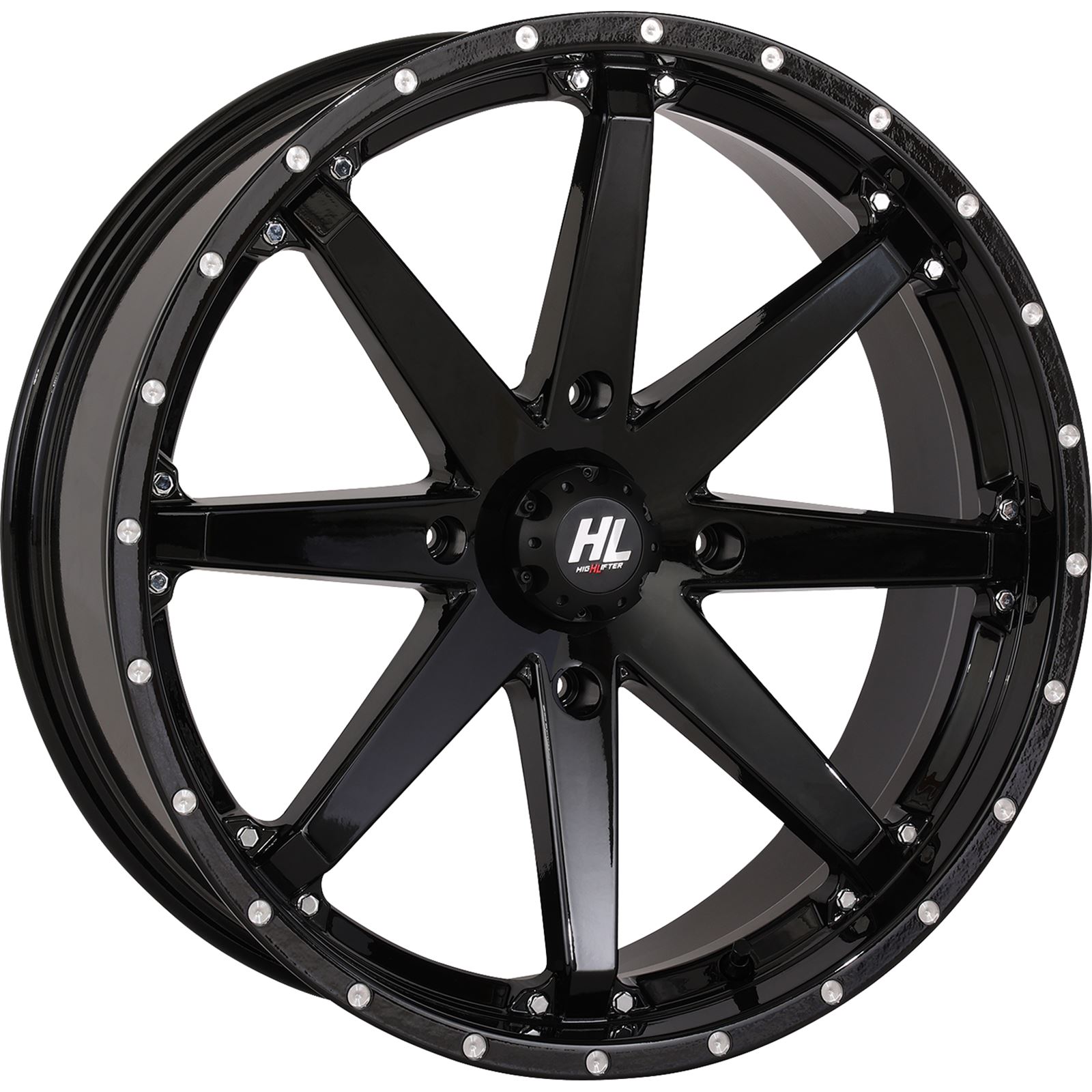 High Lifter Wheel - HL10 - Front/Rear - Gloss Black - 14x7 - 4/110 - 5+2 (+30 mm)